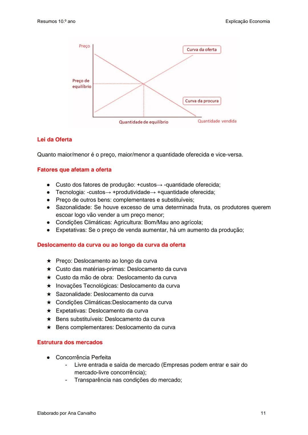 Resumos
Economia A
10.ºAno Resumos 10.º ano
Unidade 0: Conceitos a relembrar
Valor absoluto→ Dado, número;
Valor relativo→ Fatia de bolo;