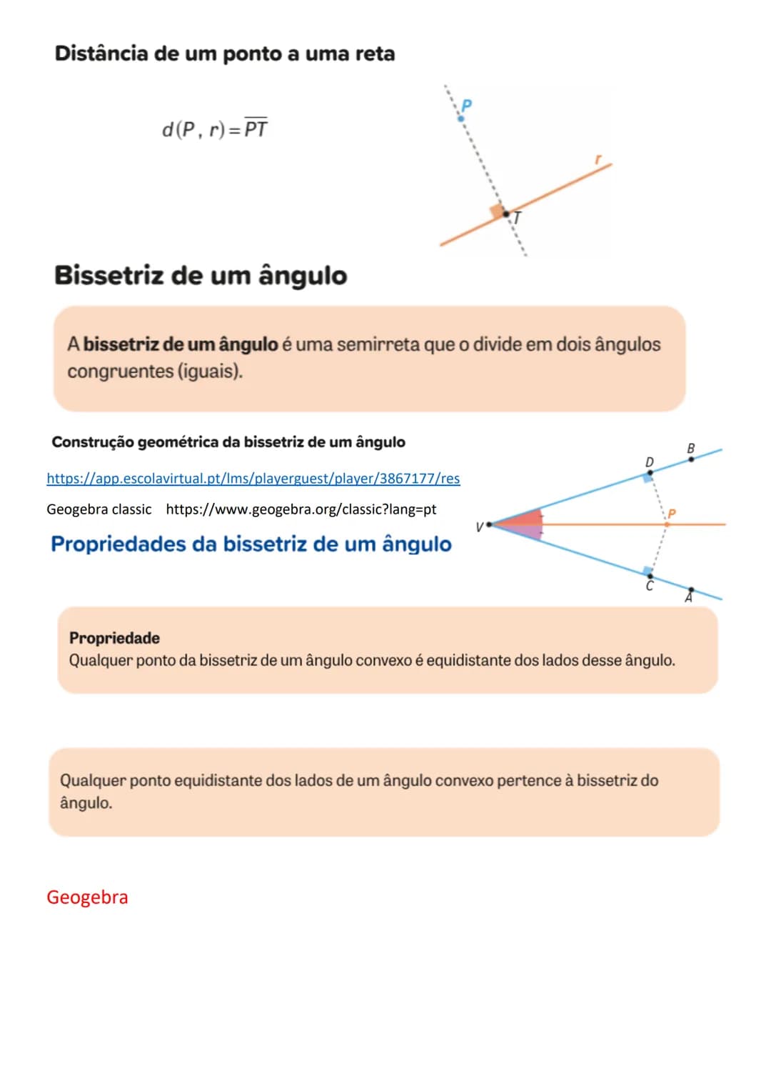 Página 6
Classificação de triângulos quanto aos lados
Escaleno
(três lados diferentes)
Isósceles
(pelo menos dois lados iguais)
Equiláte