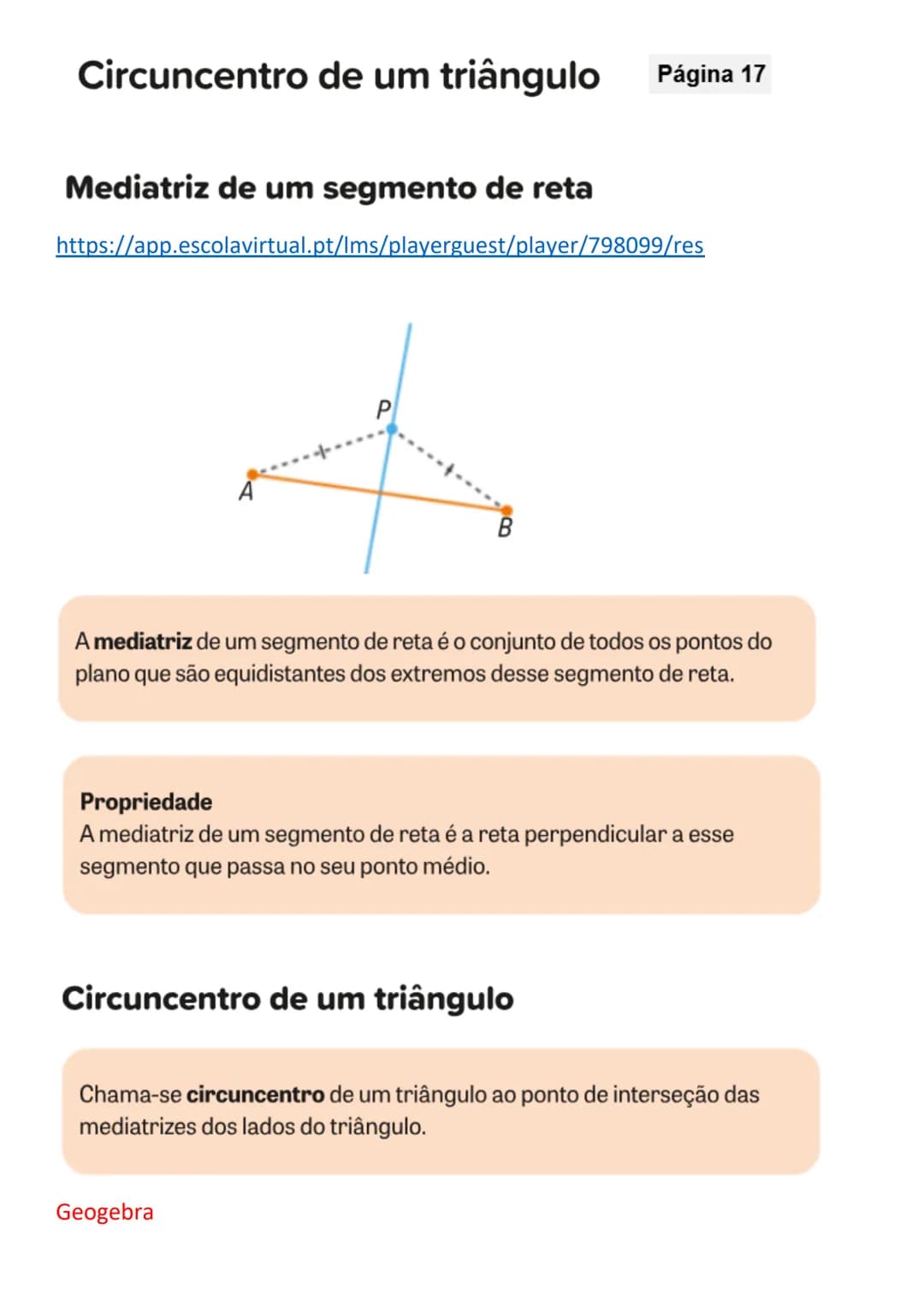 Página 6
Classificação de triângulos quanto aos lados
Escaleno
(três lados diferentes)
Isósceles
(pelo menos dois lados iguais)
Equiláte