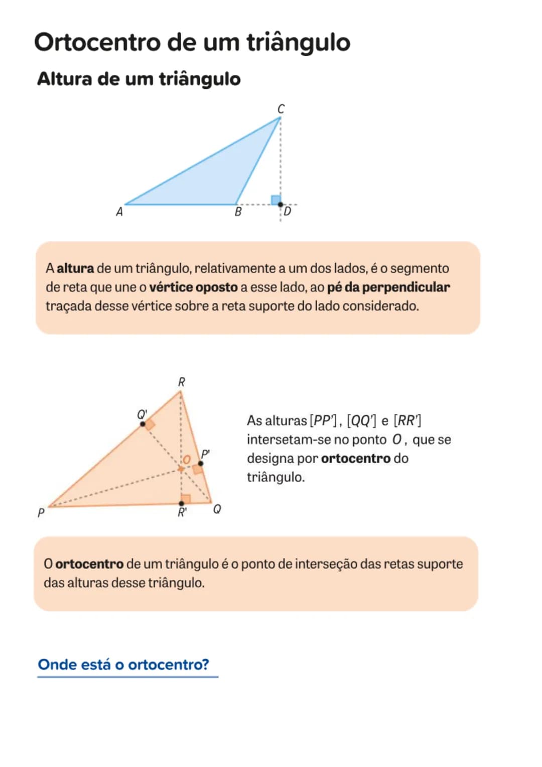 Página 6
Classificação de triângulos quanto aos lados
Escaleno
(três lados diferentes)
Isósceles
(pelo menos dois lados iguais)
Equiláte