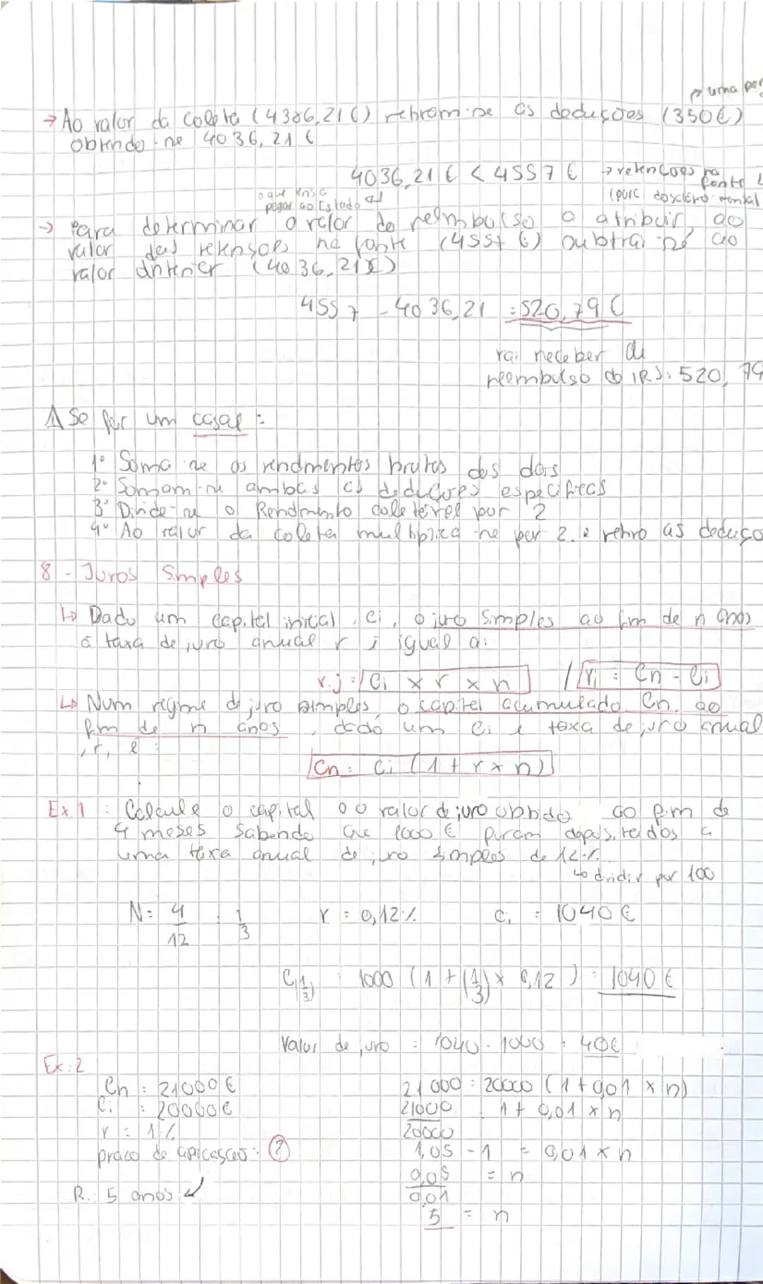 # RESUMOS MATEMÁTICA
## 1- Razões e percentagens
* **Razão**: Quociente entre dois números $a$ ($b \neq 0$)
$b$
* Exemplo: Razão e