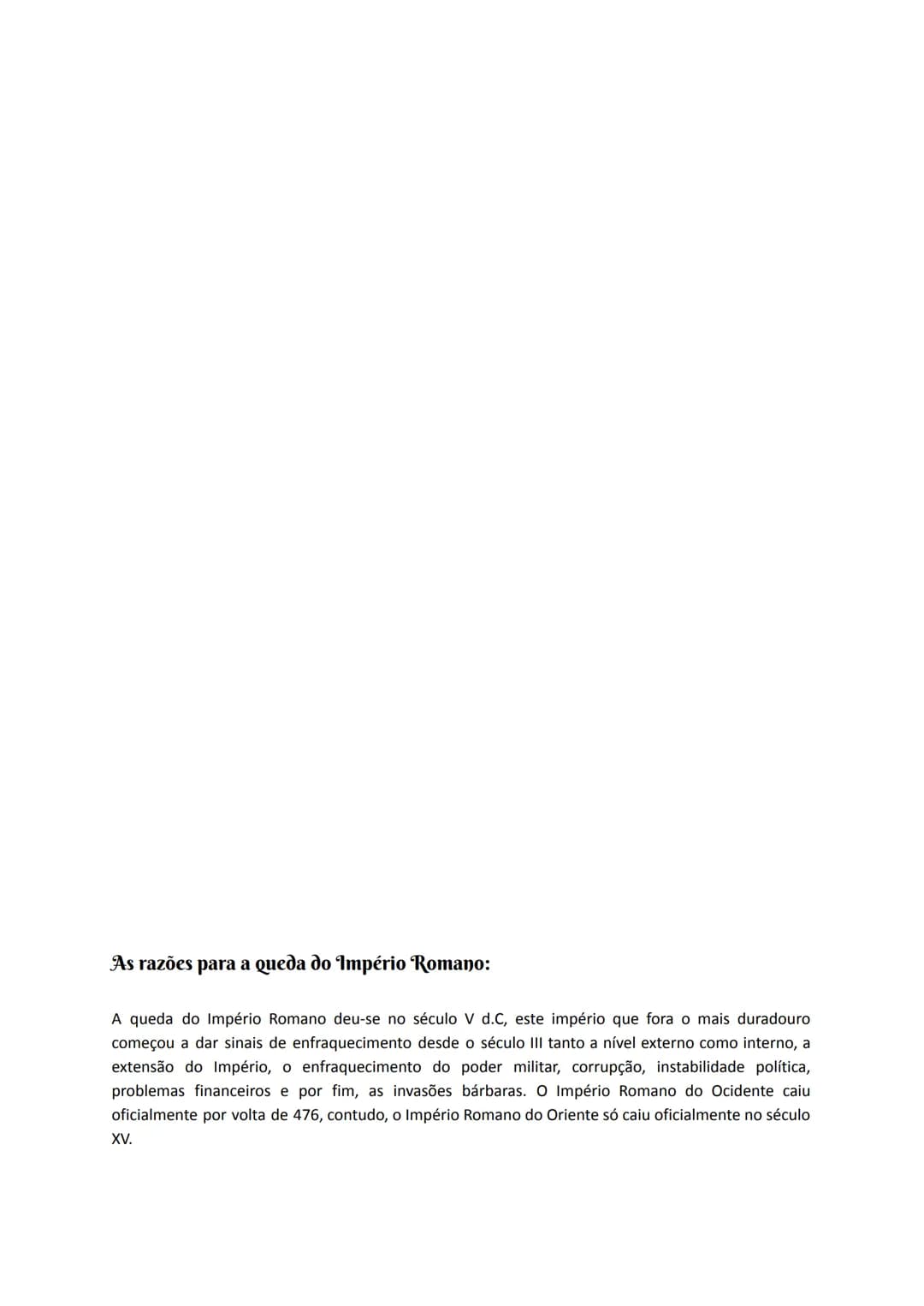 # O modelo Romano
## A cidade que se fez império
Por detrás da fundação de Roma, encontra-se uma lenda mítica, lenda essa em que consiste
