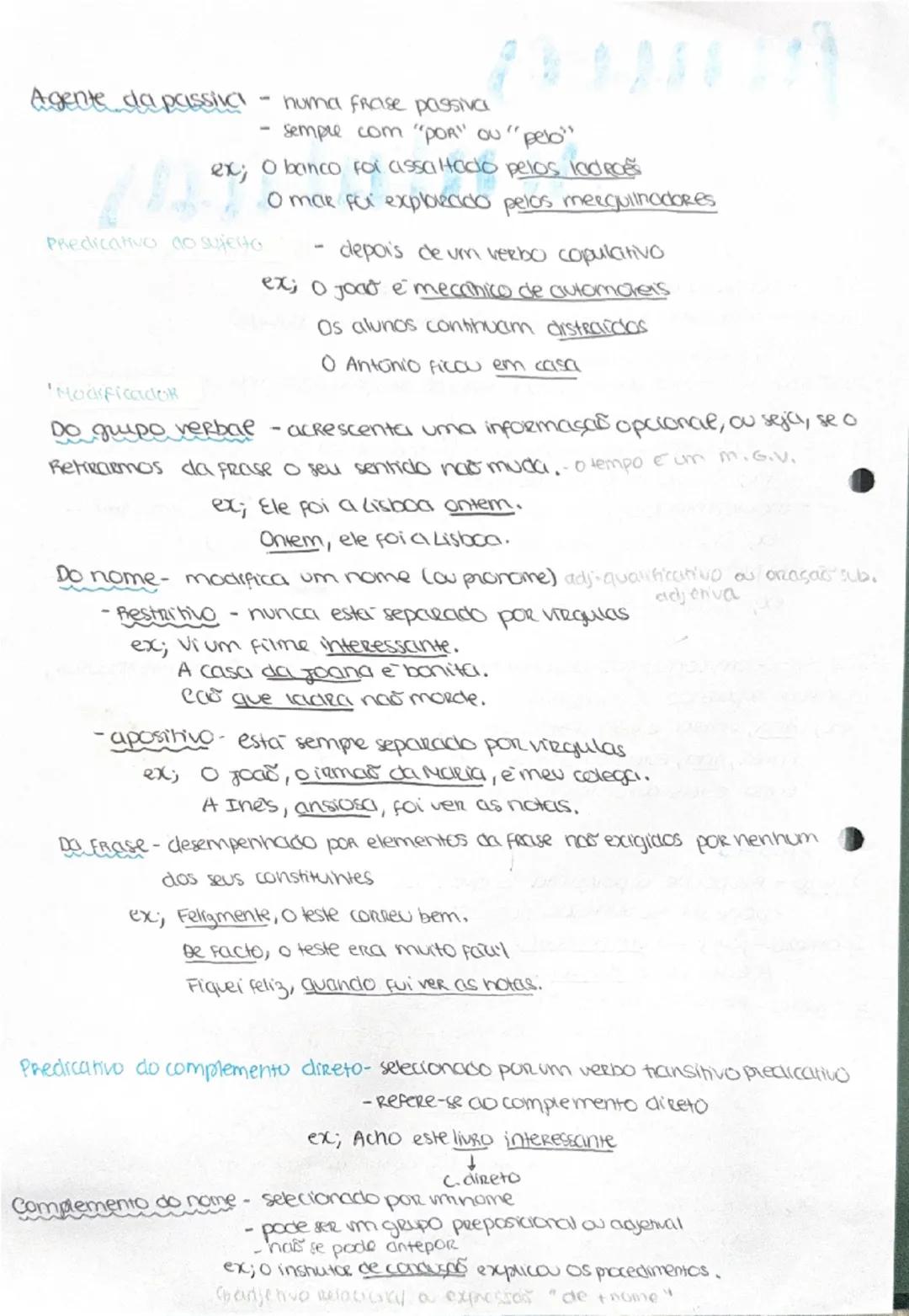 funções
sintáticas
Sujeito - sobre o que ou quem se declara algo
Simples - constituído por um grupo nominal ou uma oração
ex; Os alunos lêem