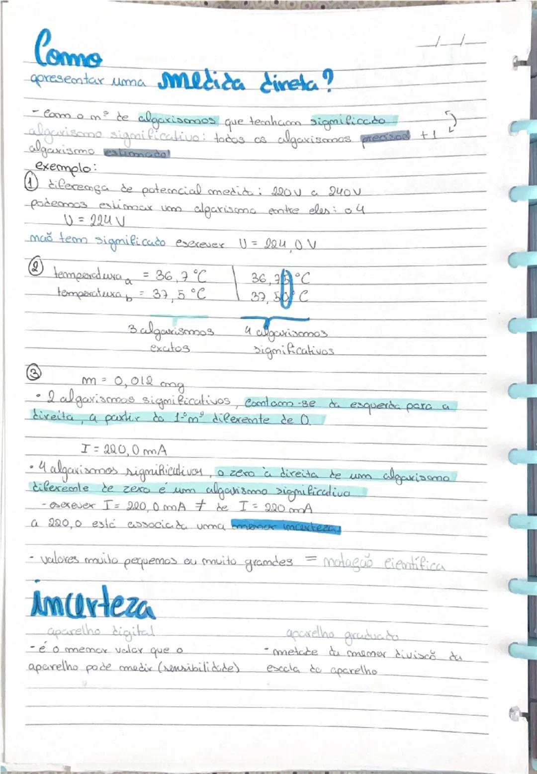 --- OCR Start ---
ambar:
Mediçoes
em física e cuionica.
groondeza
ecom 0 320
medir: Compexcir a valer de uma
valor padrão
medição: operască