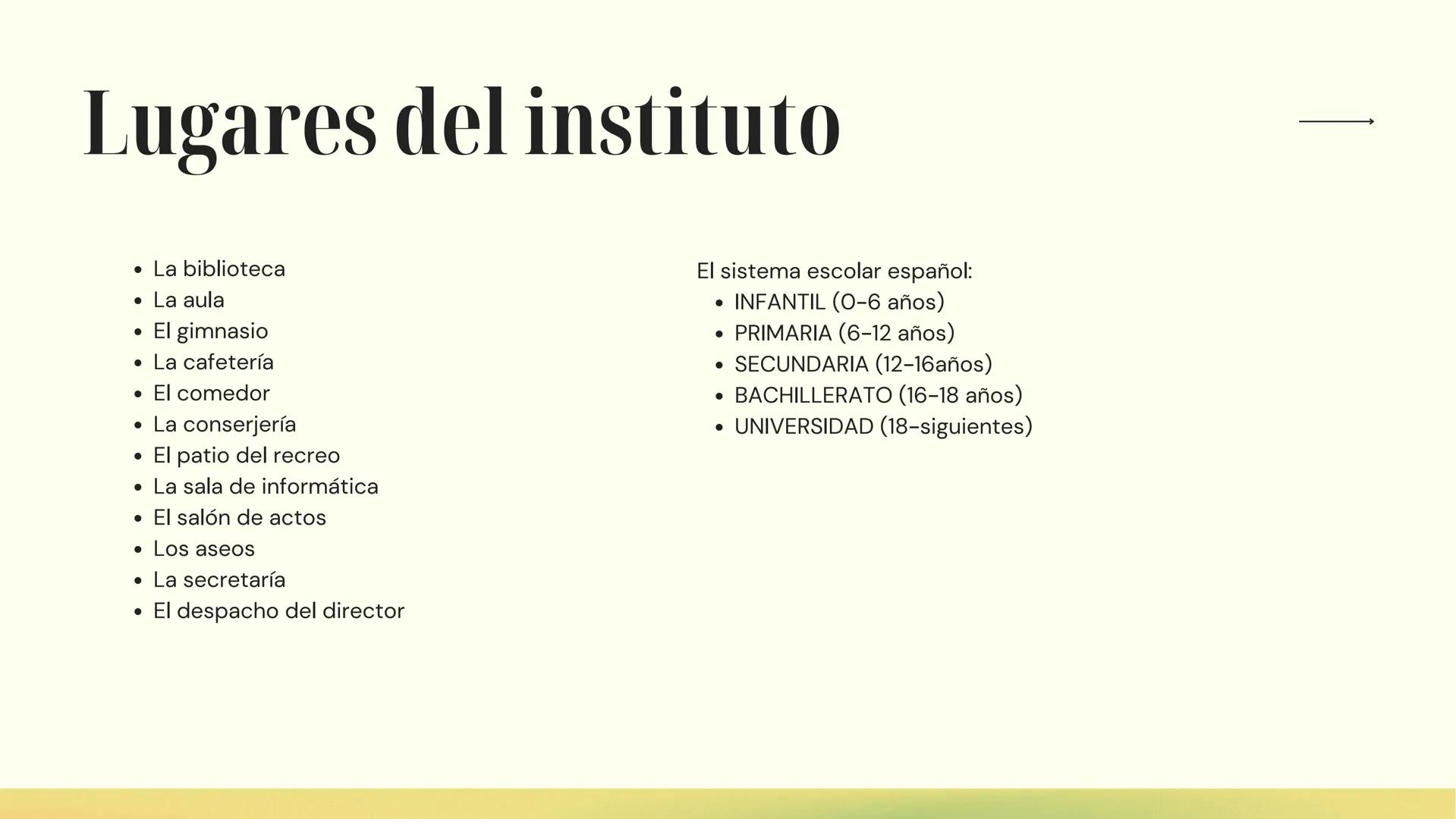 # Español
PREPARACIÓN PARA EL EXAMEN
10º Y 11º AÑO 10º año → Numerales Cardinales
O - Cero
10 - diez
20 - veinte
30 - treinta
1 - uno
11 -