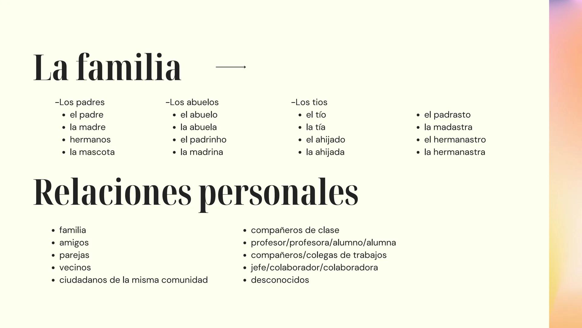 # Español
PREPARACIÓN PARA EL EXAMEN
10º Y 11º AÑO 10º año → Numerales Cardinales
O - Cero
10 - diez
20 - veinte
30 - treinta
1 - uno
11 -