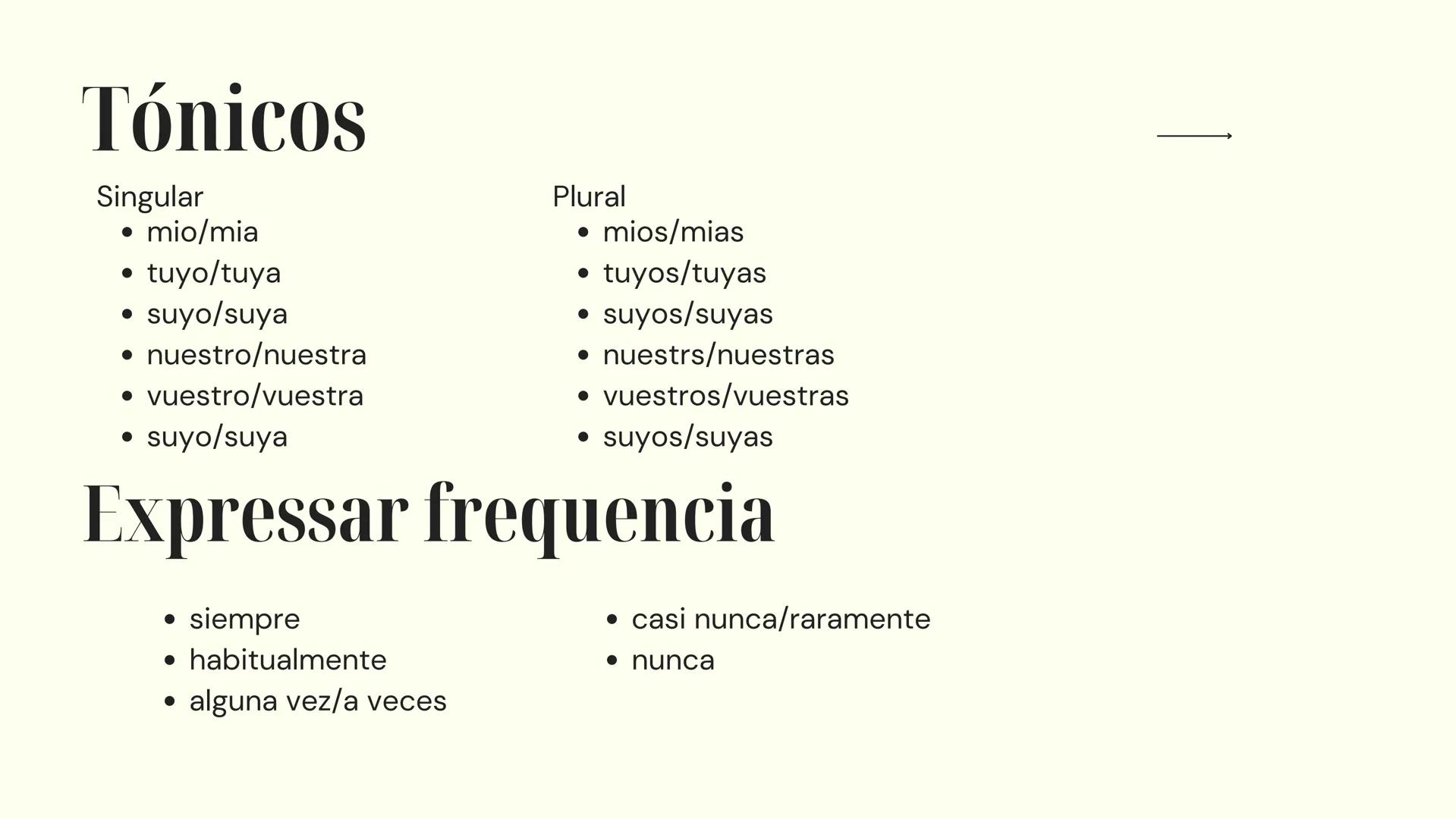 # Español
PREPARACIÓN PARA EL EXAMEN
10º Y 11º AÑO 10º año → Numerales Cardinales
O - Cero
10 - diez
20 - veinte
30 - treinta
1 - uno
11 -