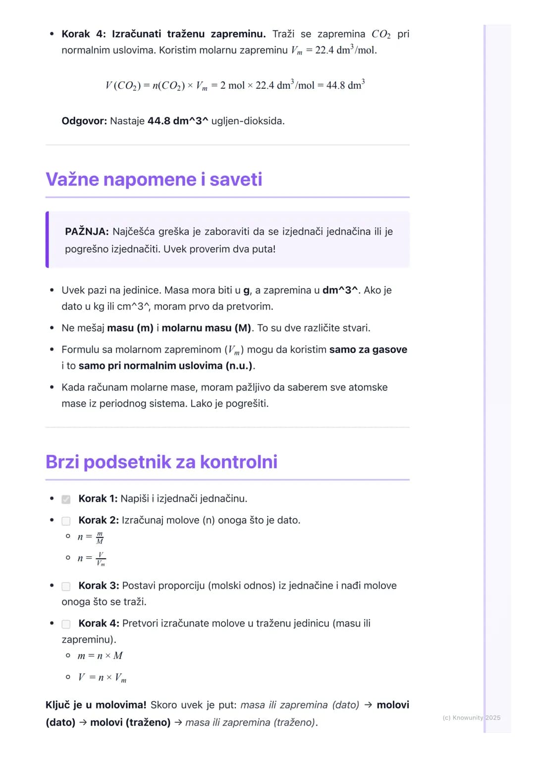 # Stehiometrijska izračunavanja
Uvod u stehiometrijska izračunavanja
Stehiometrija je deo hemije koji se bavi kvantitativnim odnosima izme