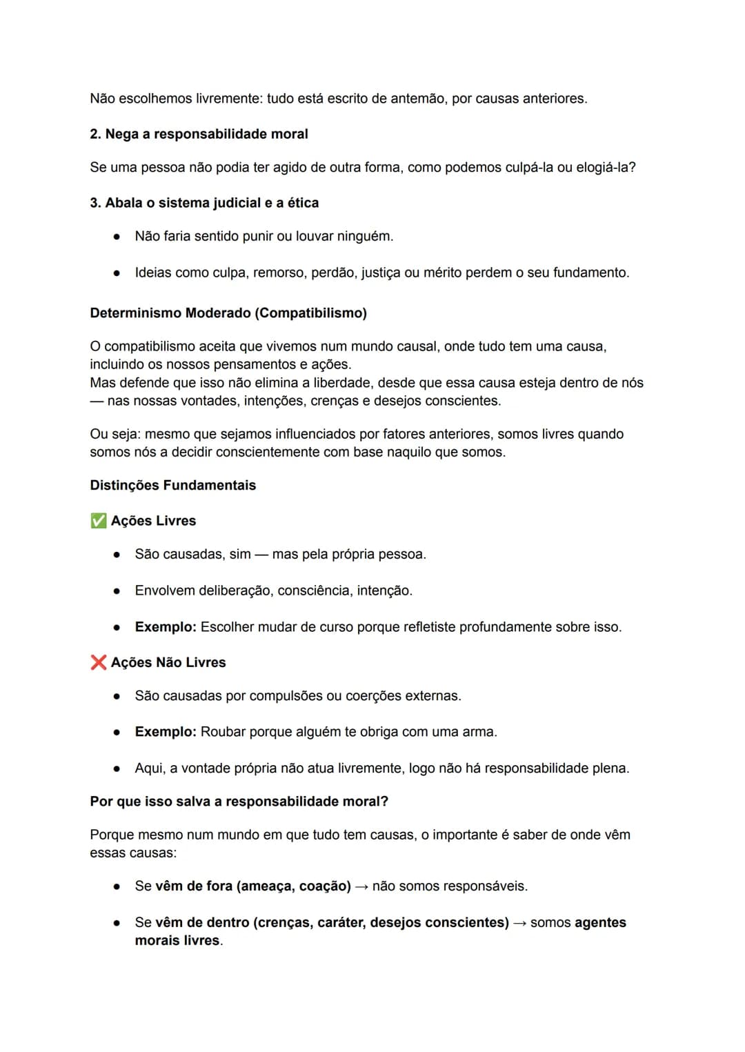 O Problema do Livre-Arbítrio
A pergunta central
Como é possível que sejamos livres para escolher, se tudo no mundo parece
seguir uma cadeia
