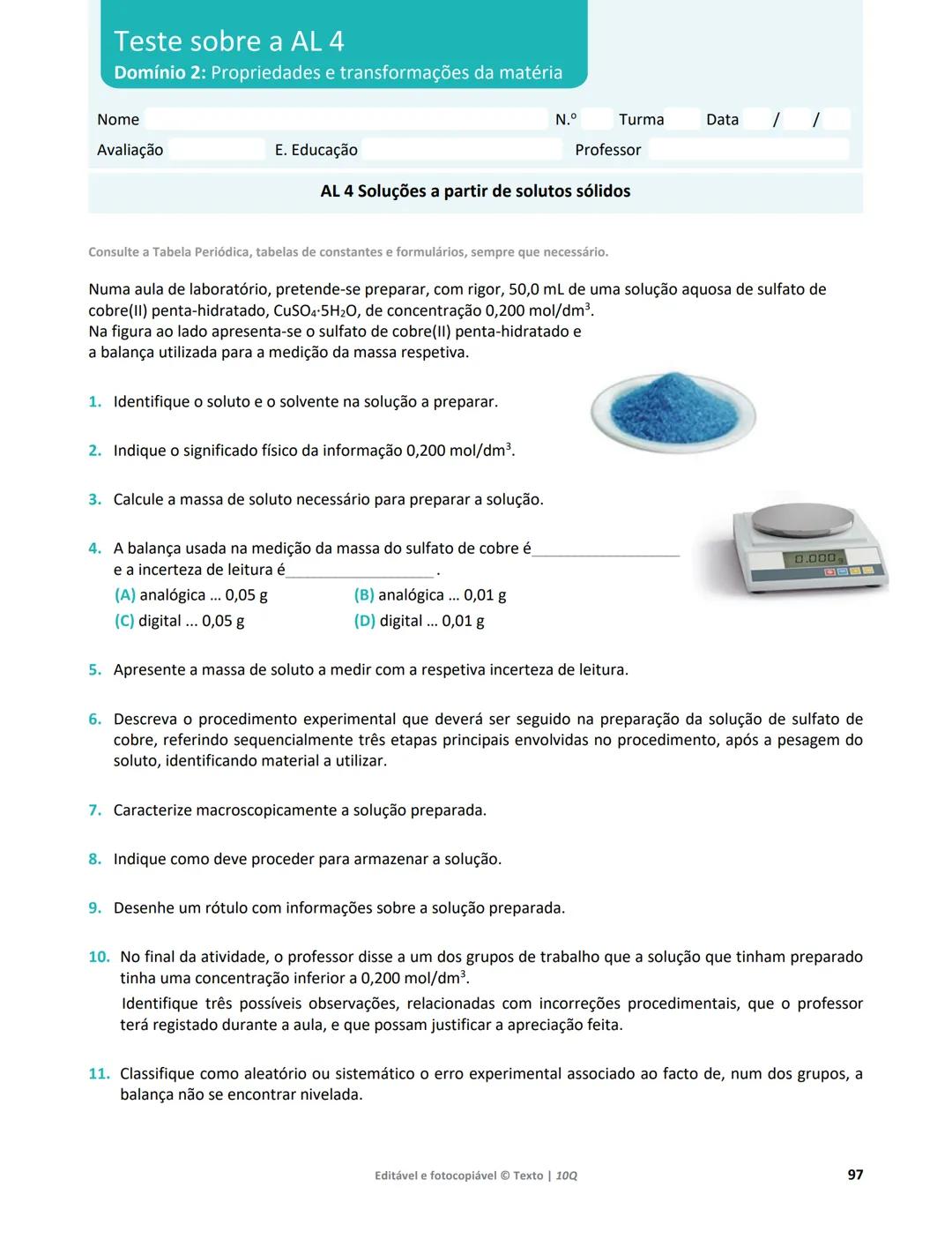 10 Q
CADERNO
DE APOIO AO
PROFESSOR
Física e Química A • Química – 10.° Ano
Documentos
Orientadores
Avaliação
Planificações
Ensino
Digita