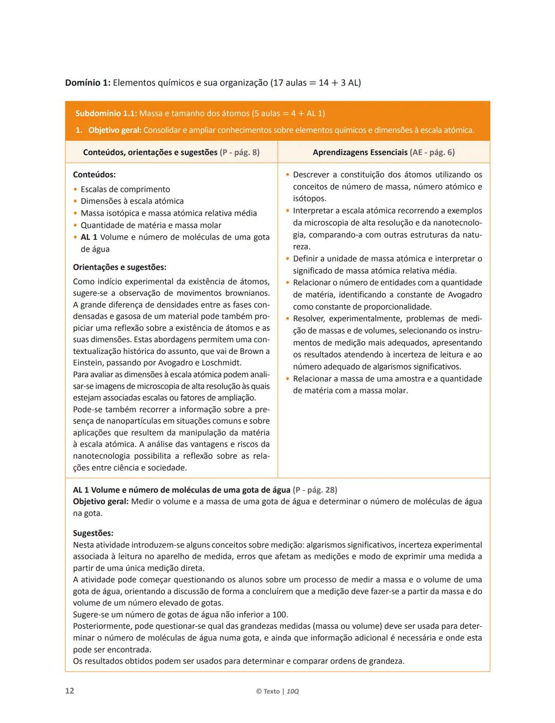 10 Q
CADERNO
DE APOIO AO
PROFESSOR
Física e Química A • Química – 10.° Ano
Documentos
Orientadores
Avaliação
Planificações
Ensino
Digita
