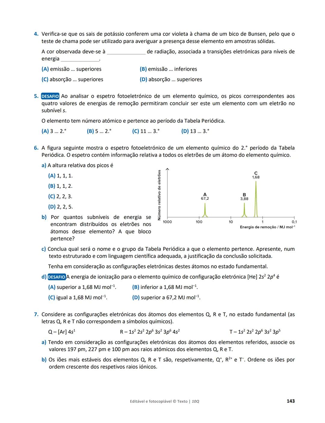 10 Q
CADERNO
DE APOIO AO
PROFESSOR
Física e Química A • Química – 10.° Ano
Documentos
Orientadores
Avaliação
Planificações
Ensino
Digita