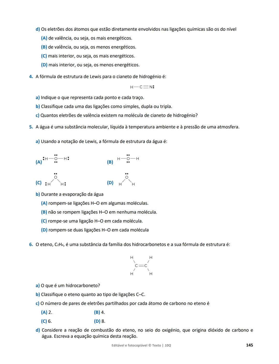 10 Q
CADERNO
DE APOIO AO
PROFESSOR
Física e Química A • Química – 10.° Ano
Documentos
Orientadores
Avaliação
Planificações
Ensino
Digita