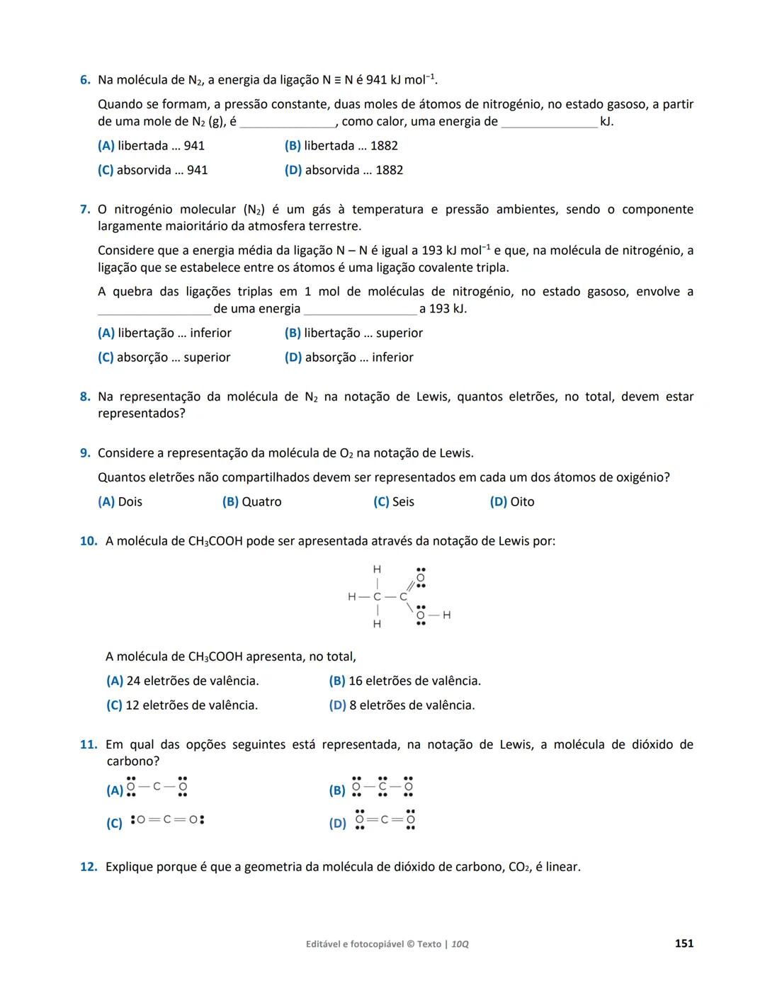 10 Q
CADERNO
DE APOIO AO
PROFESSOR
Física e Química A • Química – 10.° Ano
Documentos
Orientadores
Avaliação
Planificações
Ensino
Digita