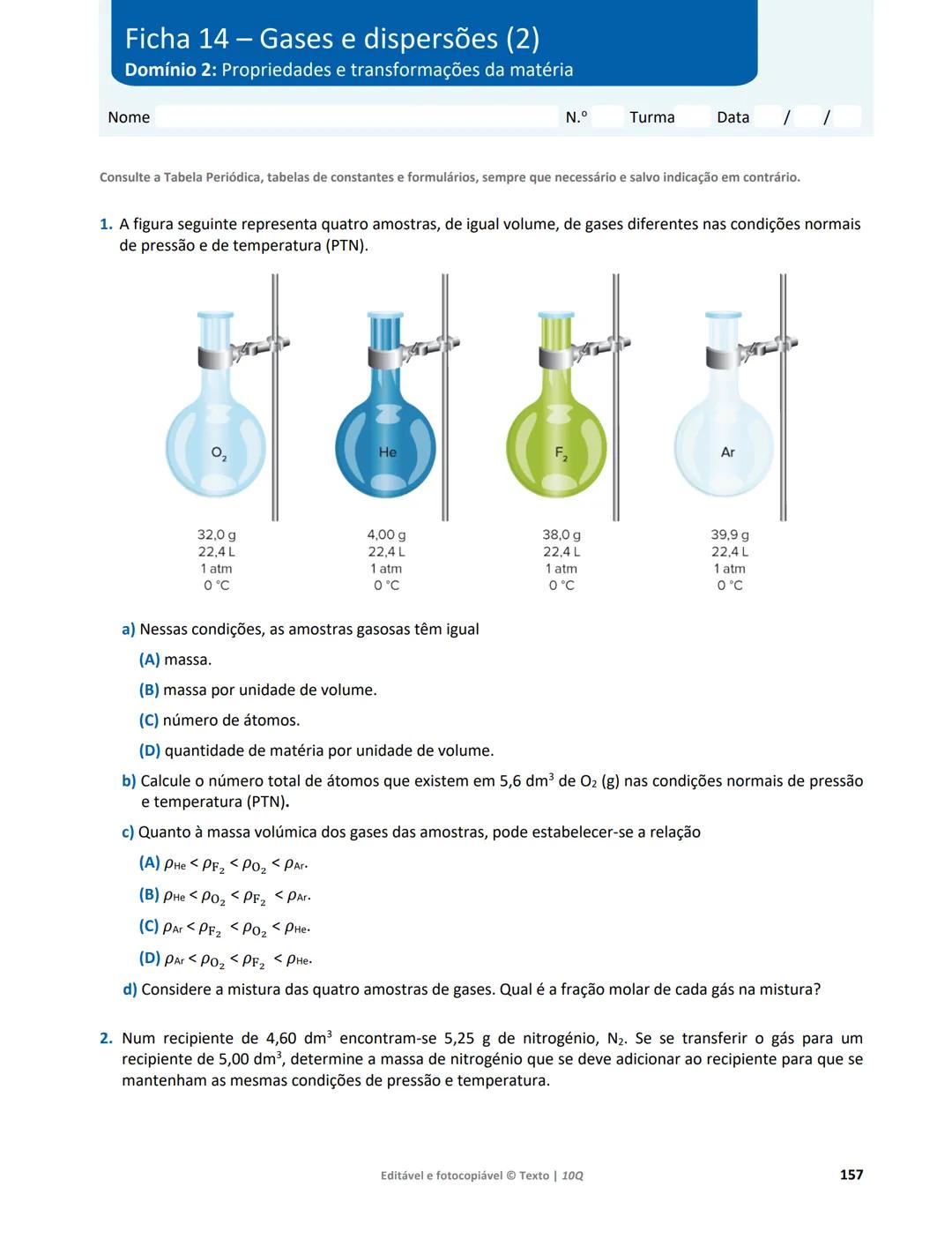 10 Q
CADERNO
DE APOIO AO
PROFESSOR
Física e Química A • Química – 10.° Ano
Documentos
Orientadores
Avaliação
Planificações
Ensino
Digita