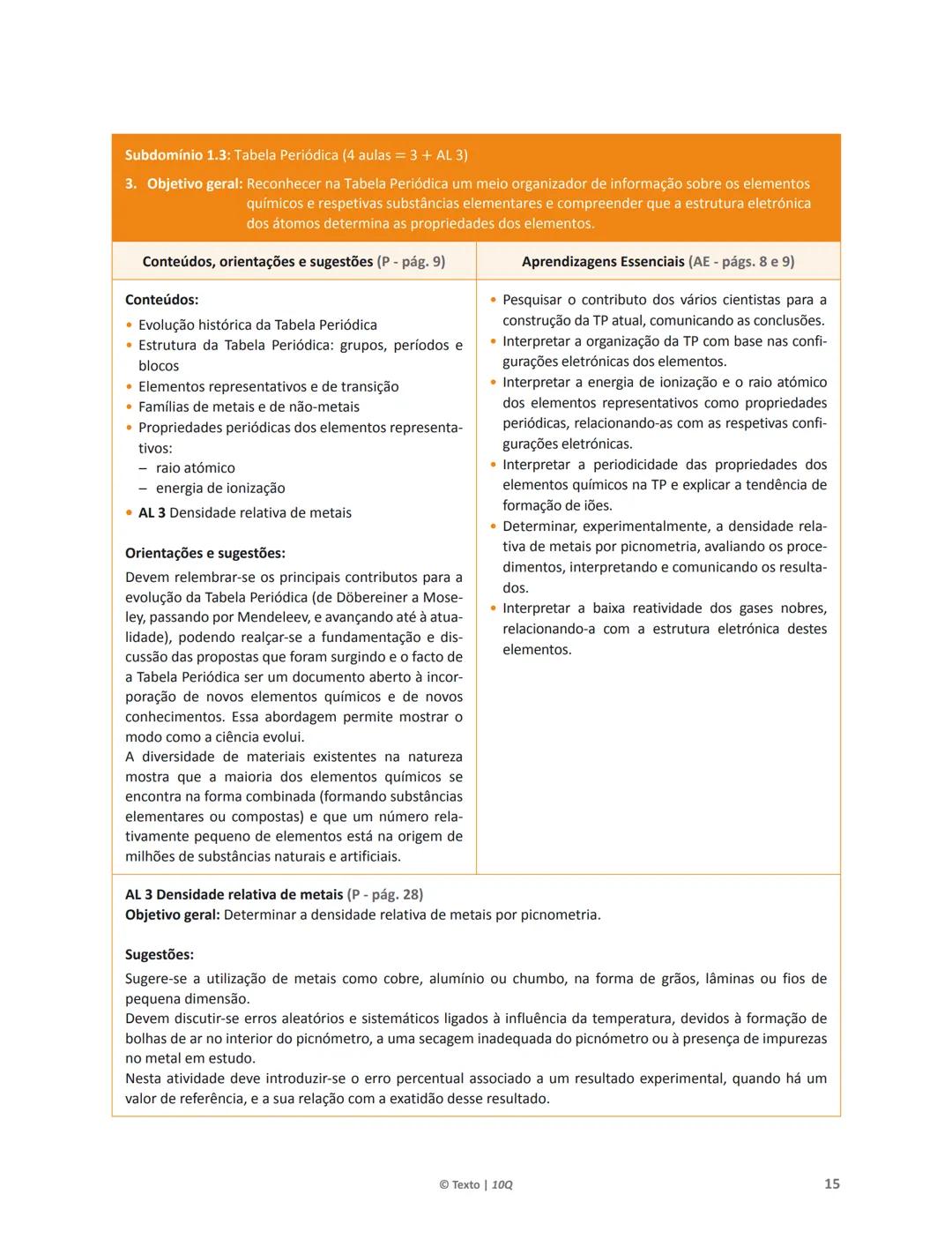 10 Q
CADERNO
DE APOIO AO
PROFESSOR
Física e Química A • Química – 10.° Ano
Documentos
Orientadores
Avaliação
Planificações
Ensino
Digita