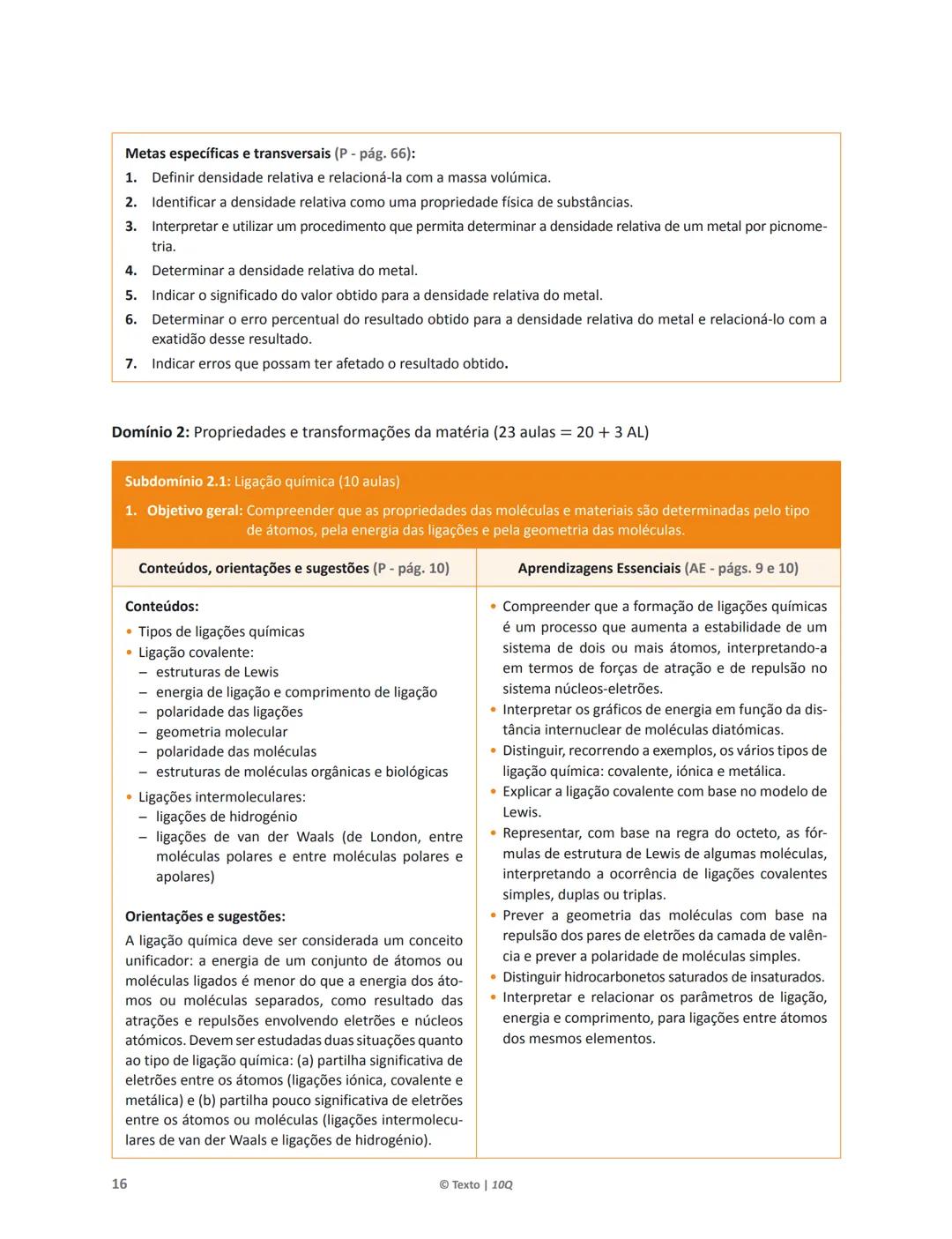 10 Q
CADERNO
DE APOIO AO
PROFESSOR
Física e Química A • Química – 10.° Ano
Documentos
Orientadores
Avaliação
Planificações
Ensino
Digita