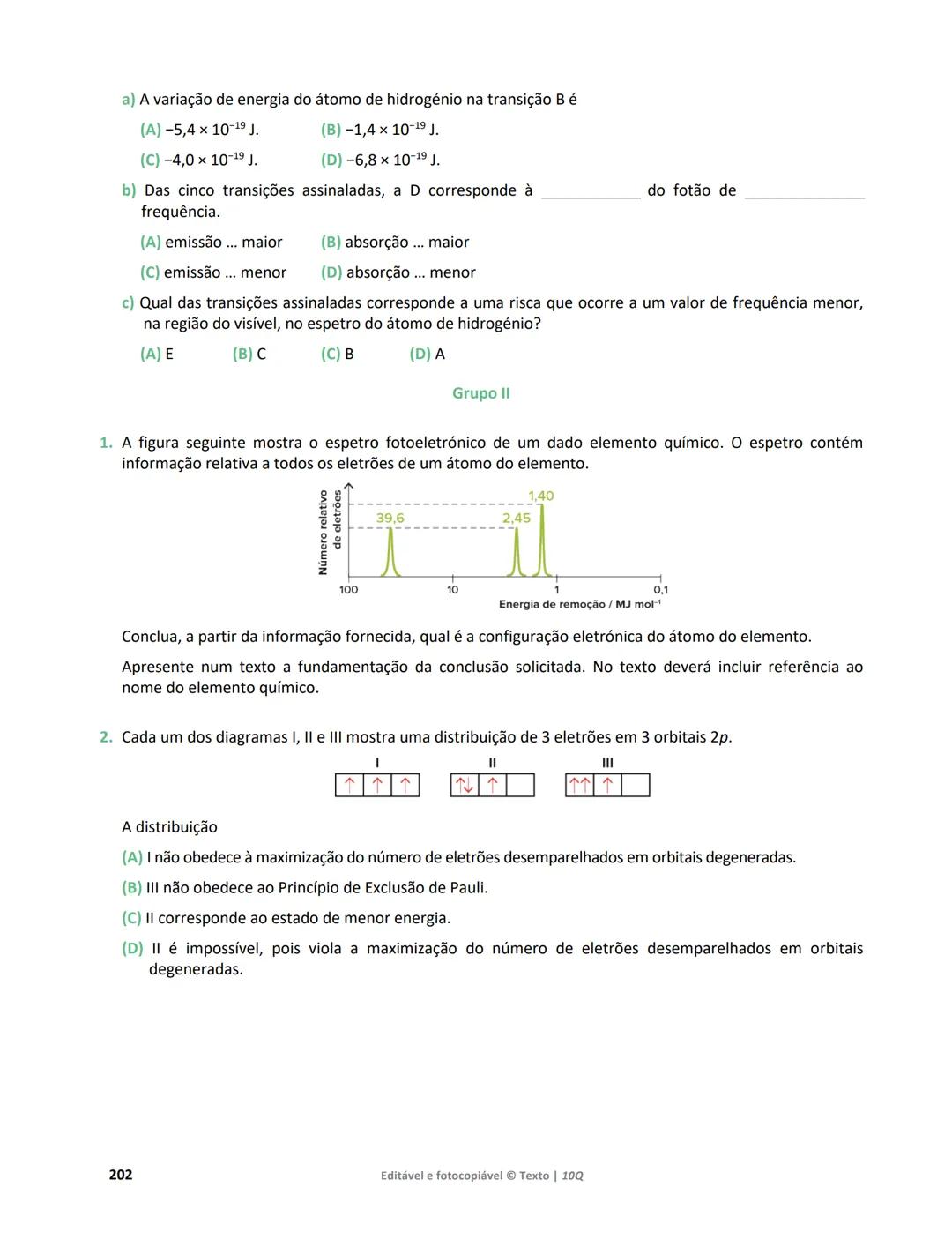 10 Q
CADERNO
DE APOIO AO
PROFESSOR
Física e Química A • Química – 10.° Ano
Documentos
Orientadores
Avaliação
Planificações
Ensino
Digita