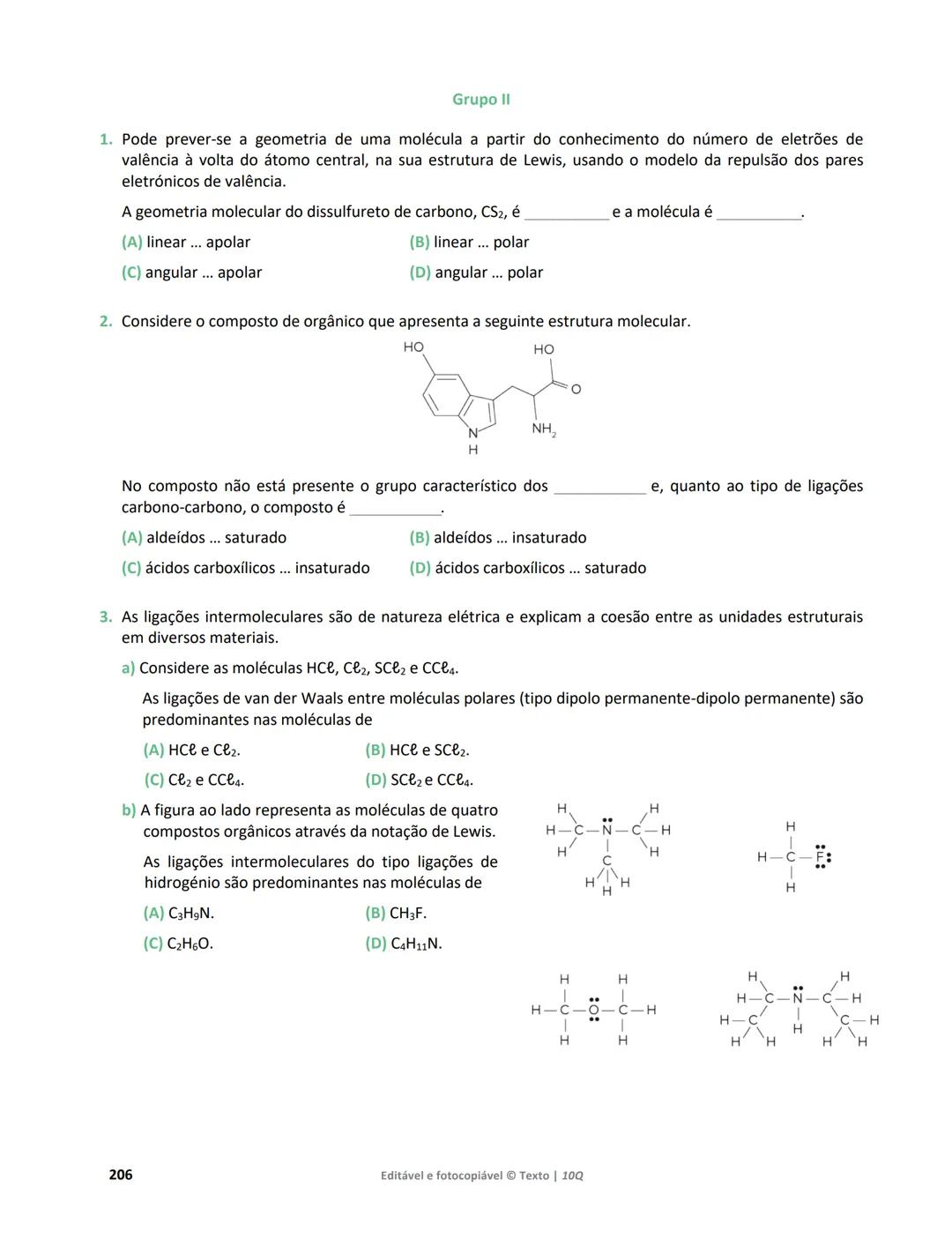 10 Q
CADERNO
DE APOIO AO
PROFESSOR
Física e Química A • Química – 10.° Ano
Documentos
Orientadores
Avaliação
Planificações
Ensino
Digita
