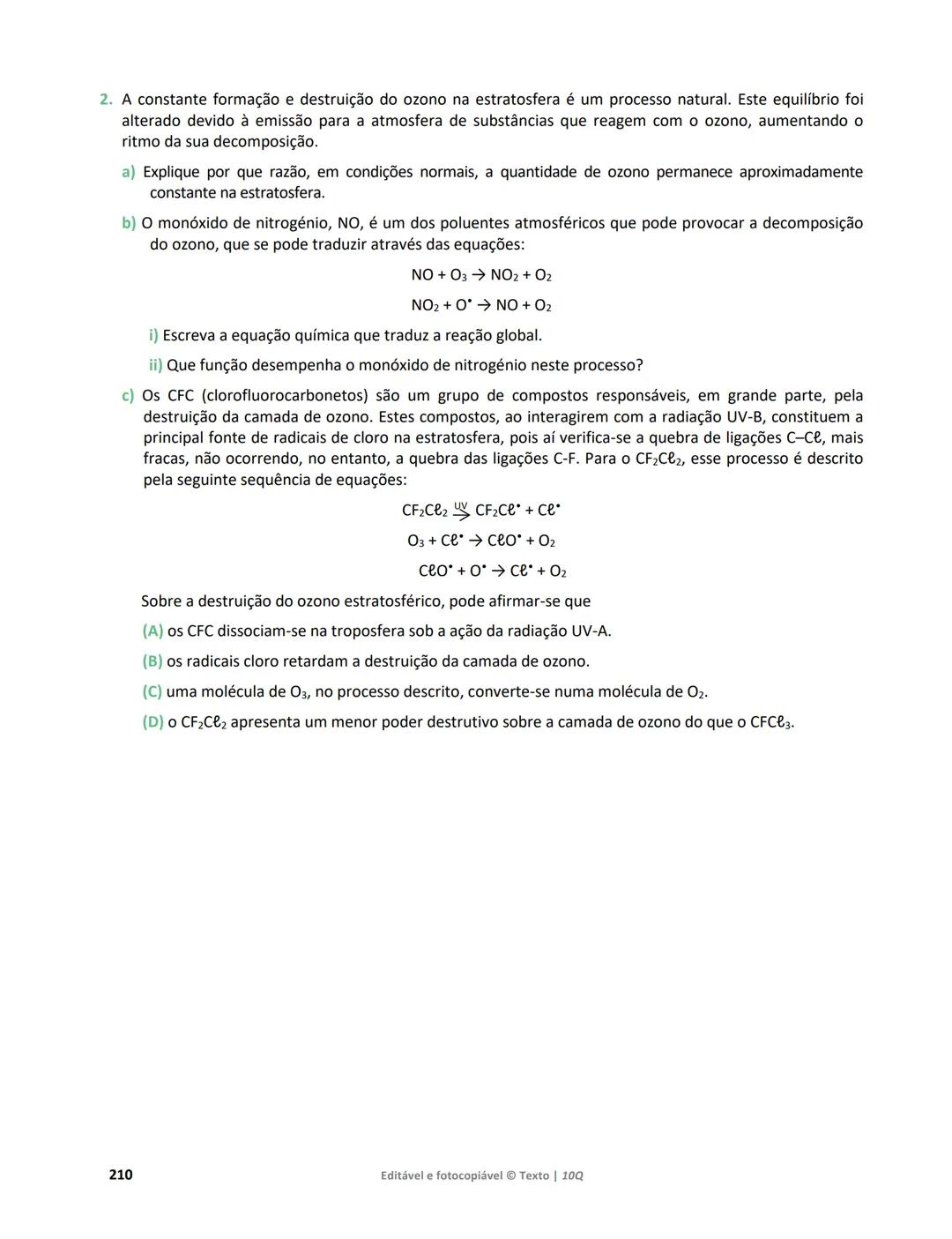 10 Q
CADERNO
DE APOIO AO
PROFESSOR
Física e Química A • Química – 10.° Ano
Documentos
Orientadores
Avaliação
Planificações
Ensino
Digita
