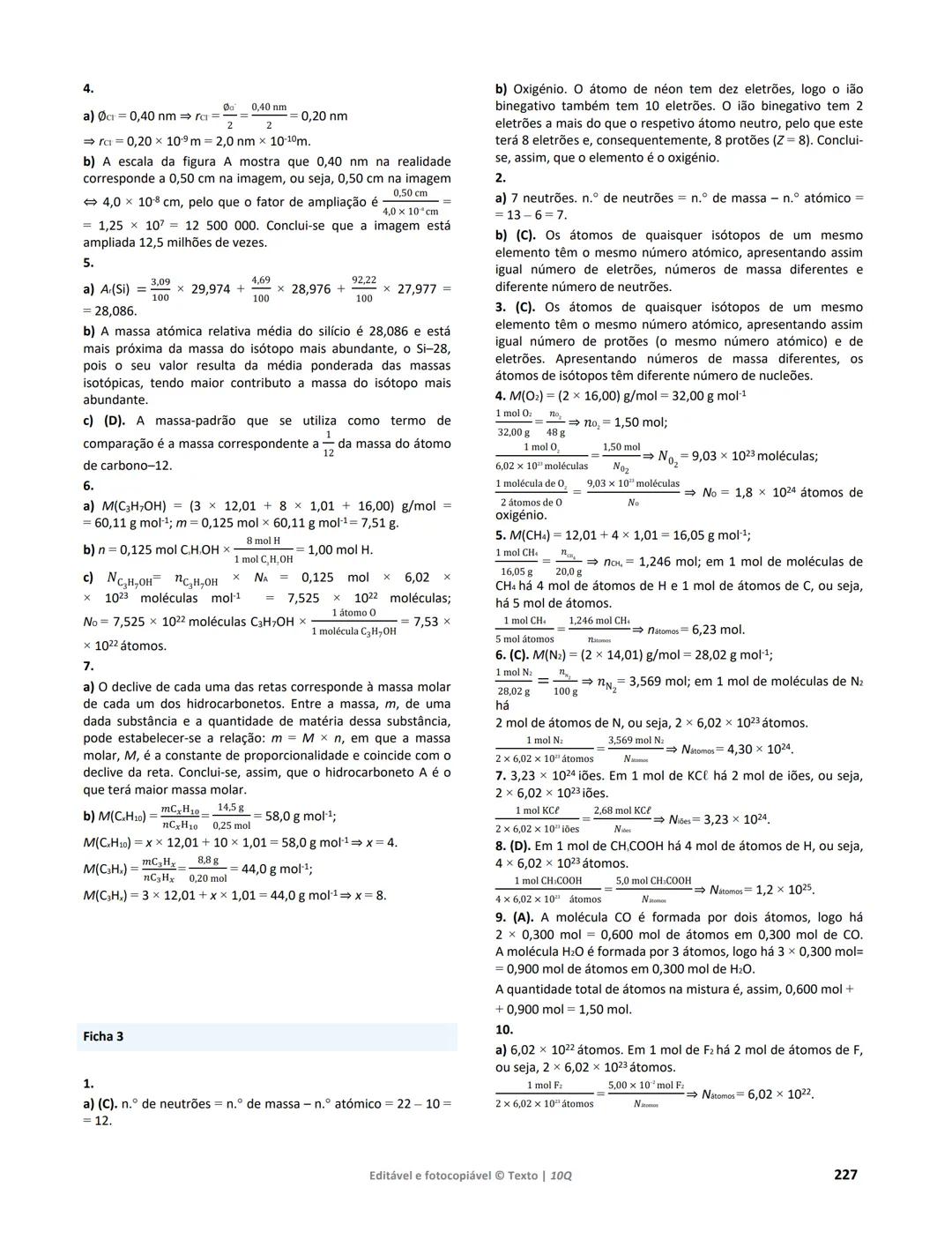 10 Q
CADERNO
DE APOIO AO
PROFESSOR
Física e Química A • Química – 10.° Ano
Documentos
Orientadores
Avaliação
Planificações
Ensino
Digita