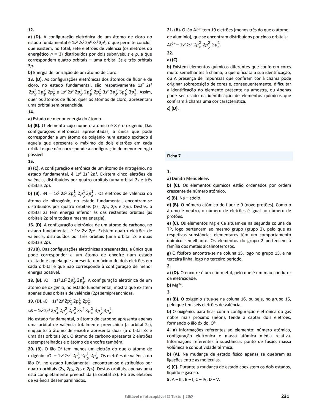 10 Q
CADERNO
DE APOIO AO
PROFESSOR
Física e Química A • Química – 10.° Ano
Documentos
Orientadores
Avaliação
Planificações
Ensino
Digita