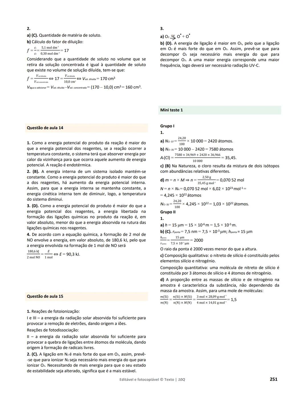 10 Q
CADERNO
DE APOIO AO
PROFESSOR
Física e Química A • Química – 10.° Ano
Documentos
Orientadores
Avaliação
Planificações
Ensino
Digita