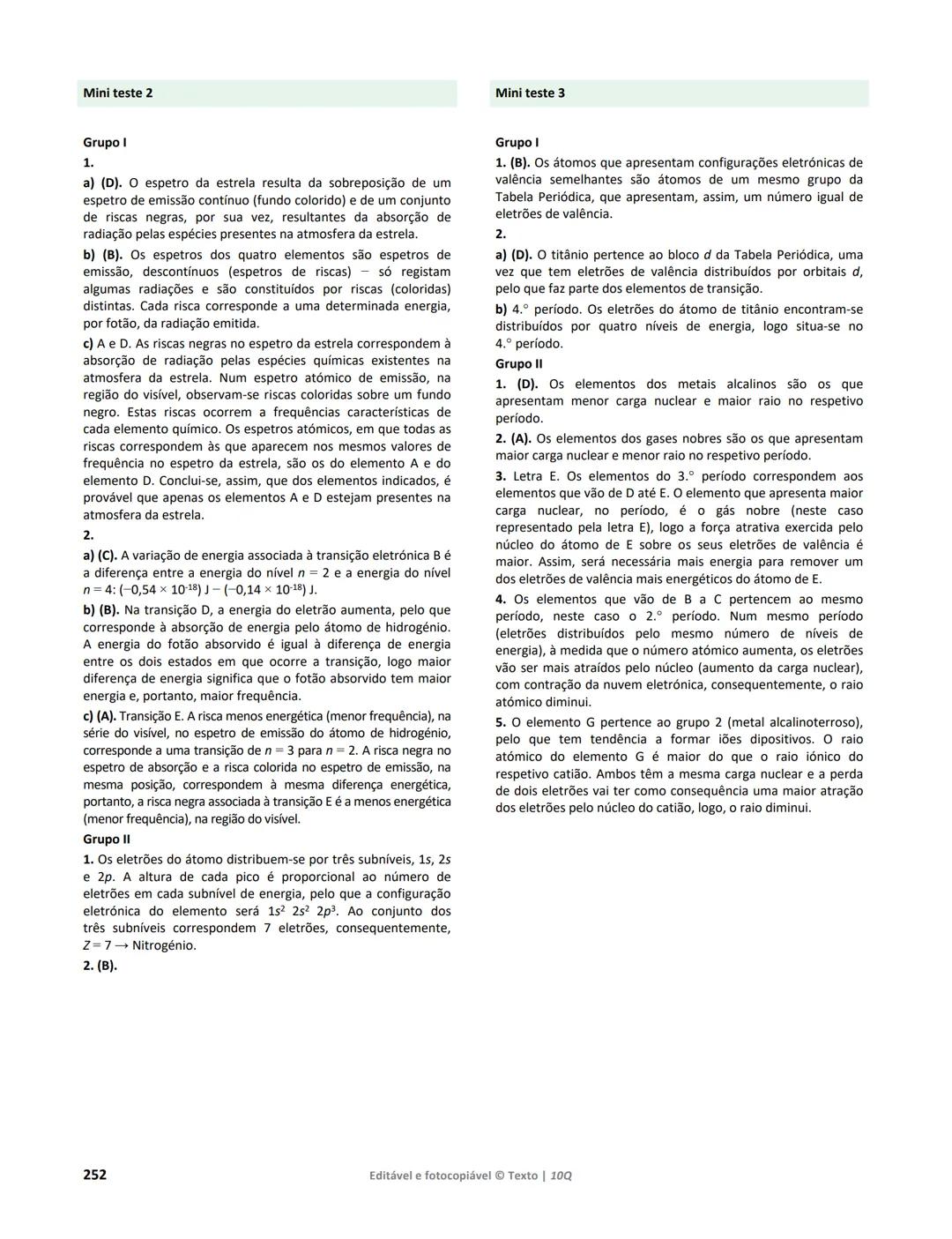 10 Q
CADERNO
DE APOIO AO
PROFESSOR
Física e Química A • Química – 10.° Ano
Documentos
Orientadores
Avaliação
Planificações
Ensino
Digita