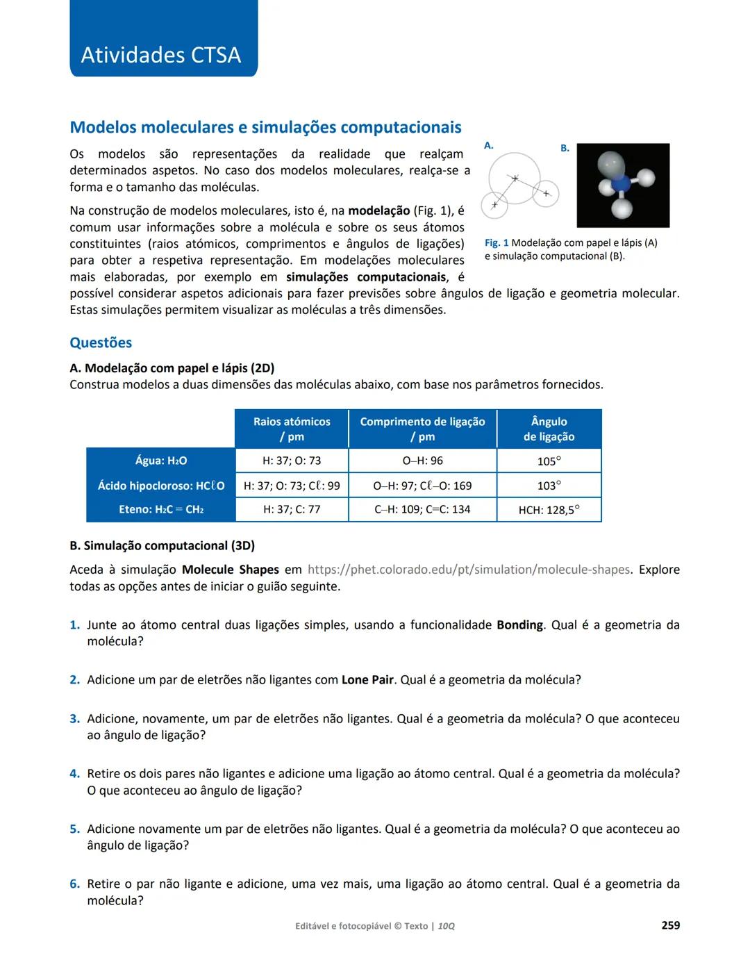 10 Q
CADERNO
DE APOIO AO
PROFESSOR
Física e Química A • Química – 10.° Ano
Documentos
Orientadores
Avaliação
Planificações
Ensino
Digita