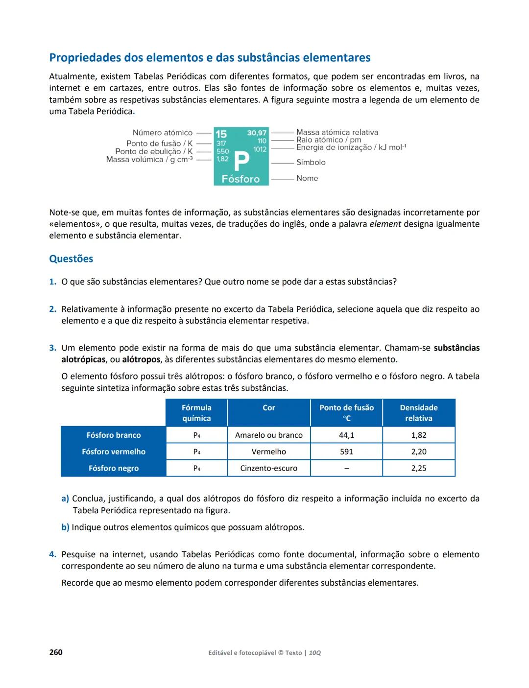 10 Q
CADERNO
DE APOIO AO
PROFESSOR
Física e Química A • Química – 10.° Ano
Documentos
Orientadores
Avaliação
Planificações
Ensino
Digita