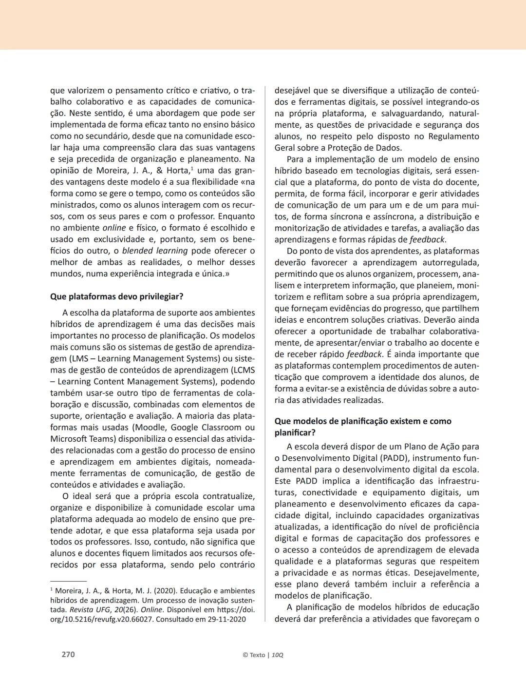 10 Q
CADERNO
DE APOIO AO
PROFESSOR
Física e Química A • Química – 10.° Ano
Documentos
Orientadores
Avaliação
Planificações
Ensino
Digita