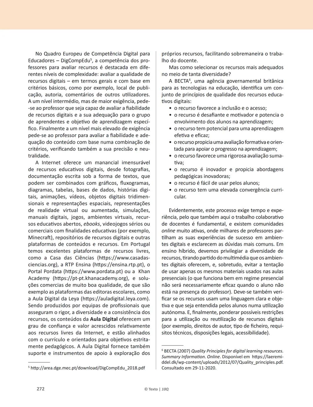 10 Q
CADERNO
DE APOIO AO
PROFESSOR
Física e Química A • Química – 10.° Ano
Documentos
Orientadores
Avaliação
Planificações
Ensino
Digita