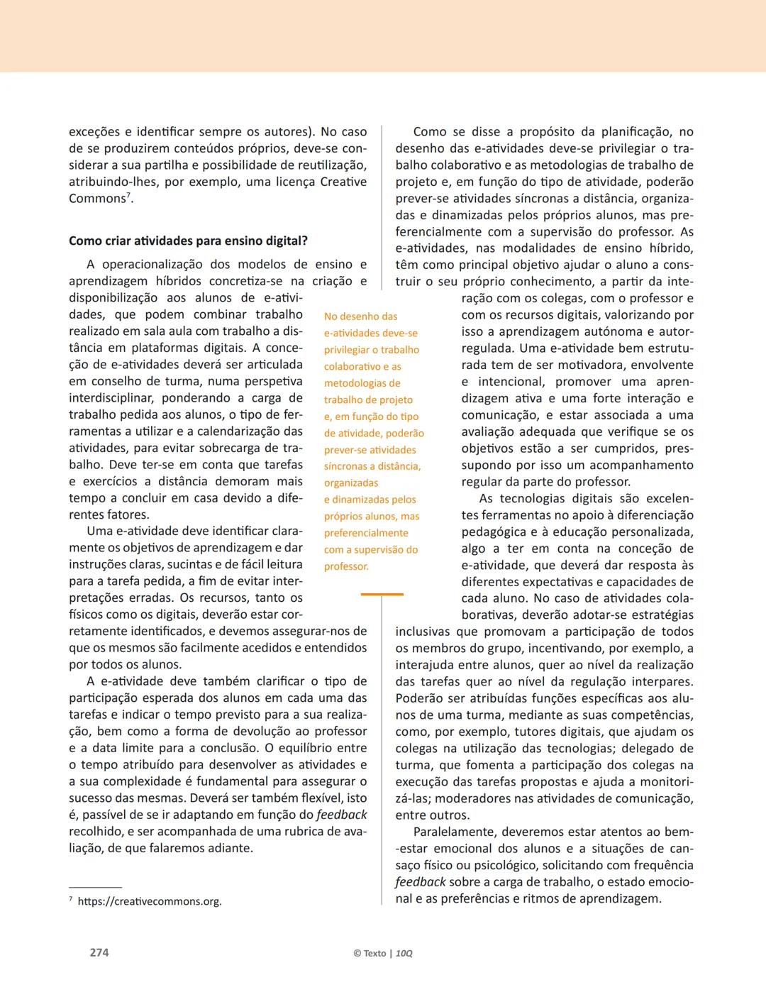 10 Q
CADERNO
DE APOIO AO
PROFESSOR
Física e Química A • Química – 10.° Ano
Documentos
Orientadores
Avaliação
Planificações
Ensino
Digita