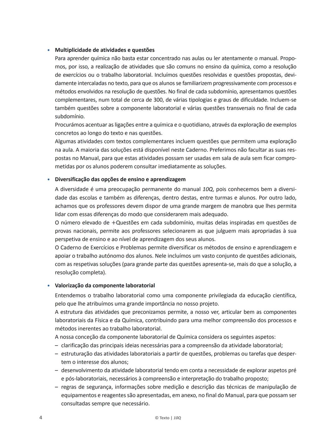 10 Q
CADERNO
DE APOIO AO
PROFESSOR
Física e Química A • Química – 10.° Ano
Documentos
Orientadores
Avaliação
Planificações
Ensino
Digita