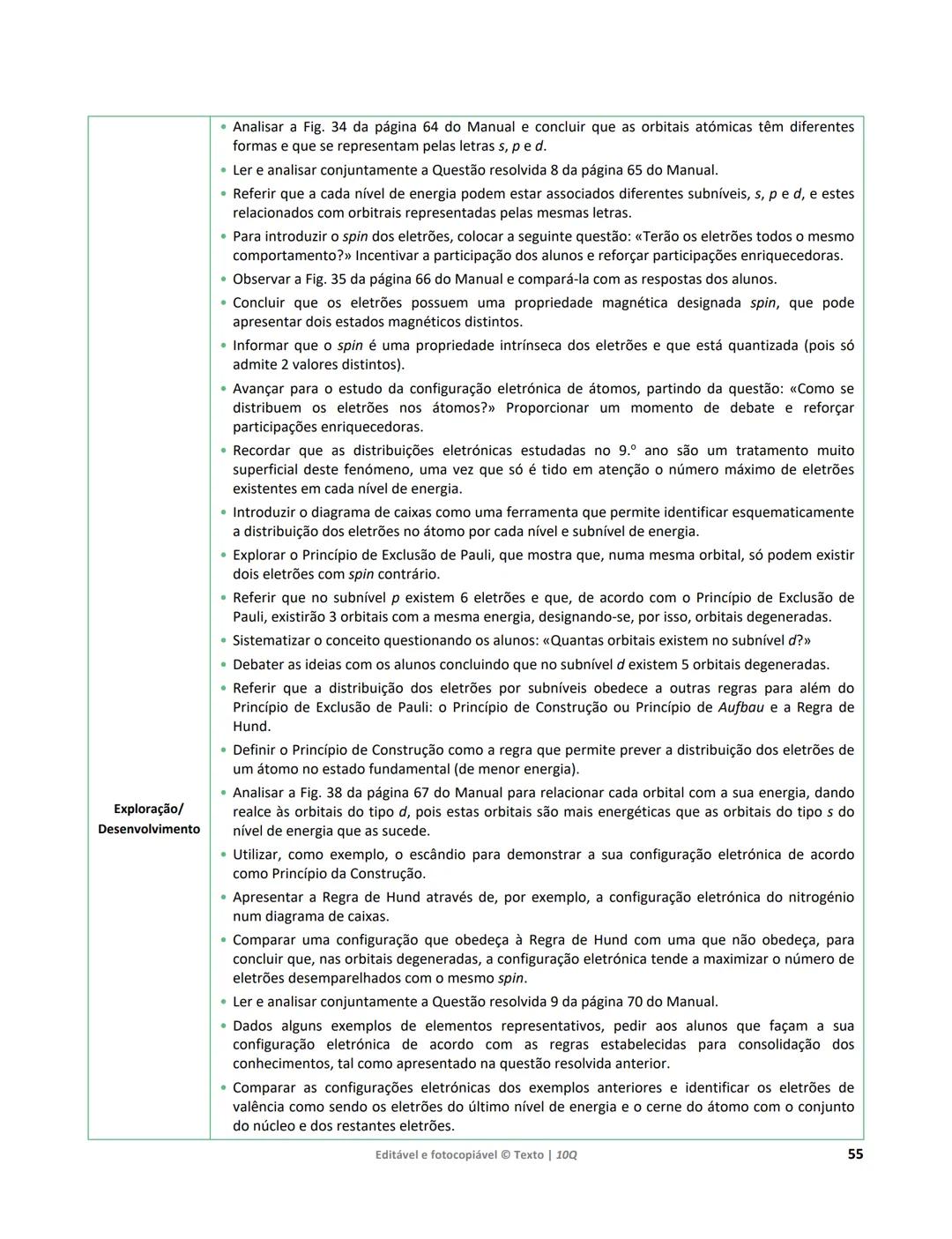 10 Q
CADERNO
DE APOIO AO
PROFESSOR
Física e Química A • Química – 10.° Ano
Documentos
Orientadores
Avaliação
Planificações
Ensino
Digita