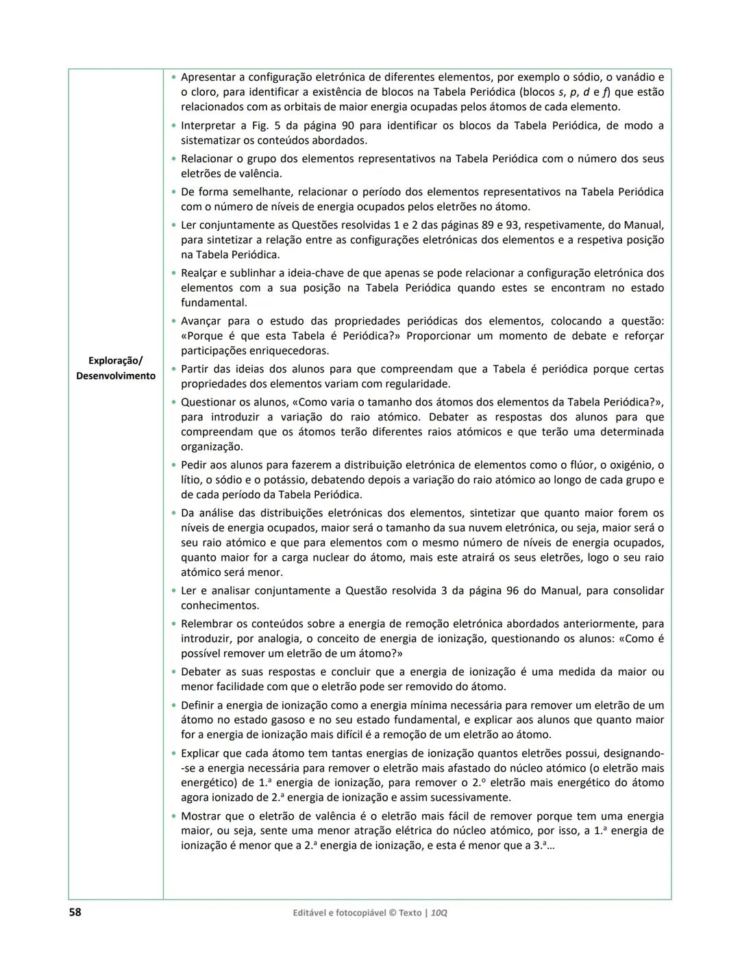 10 Q
CADERNO
DE APOIO AO
PROFESSOR
Física e Química A • Química – 10.° Ano
Documentos
Orientadores
Avaliação
Planificações
Ensino
Digita