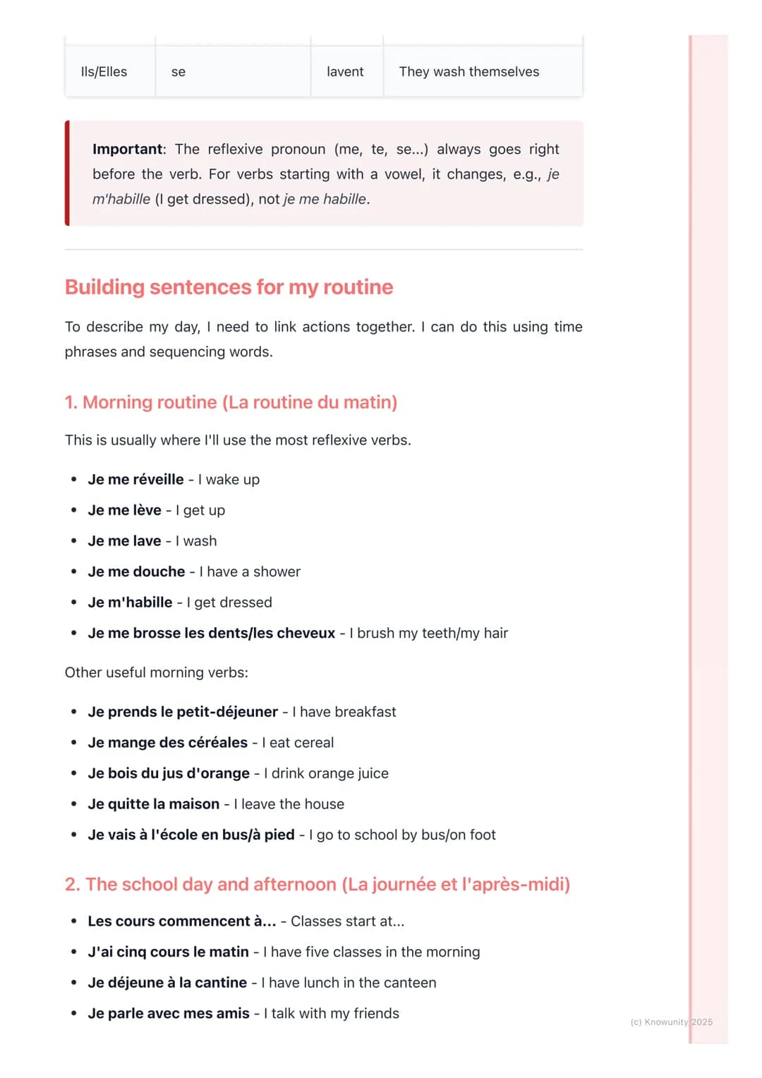 # Ma journée typique
Introduction to describing my day
This topic is all about how to describe a typical day in French. It's really useful