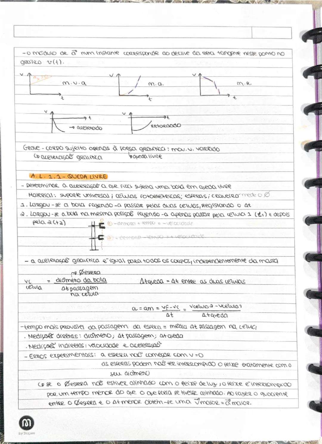 --- OCR Start ---
m
-Estudo dos mov. e forças
F.Q.
TEMPO, POSIÇAS VELOCIDADE E ALELERAÇAS
Movimento-concerto eelativo, depende do Referencia