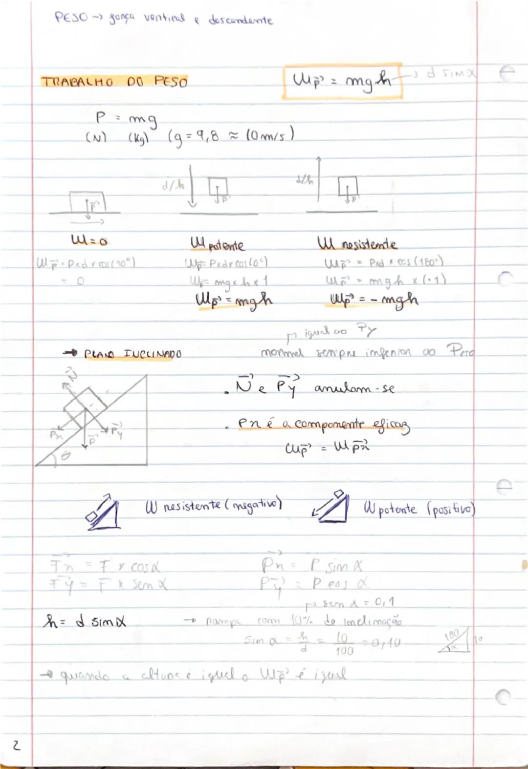 --- OCR Start ---
C
FUNDAMENTAIS
RESUMOS
FISICA
10° ANO 2° PERÍODO
ENERGIA CINÉTICA → associada ao movimento
Ec = 1/2 m v²
(J)
(kg) (m/s)²
k