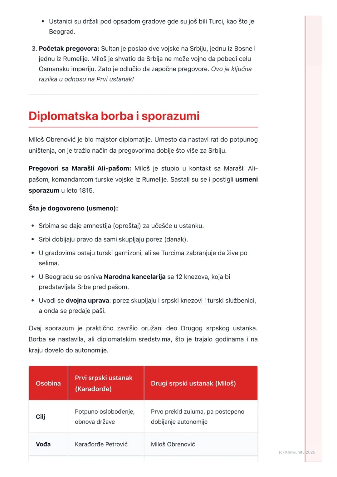 # Drugi srpski ustanak
## Uvod i uzroci ustanka
Posle sloma Prvog srpskog ustanka 1813. godine, stanje u Srbiji je bilo jako
teško. Turci