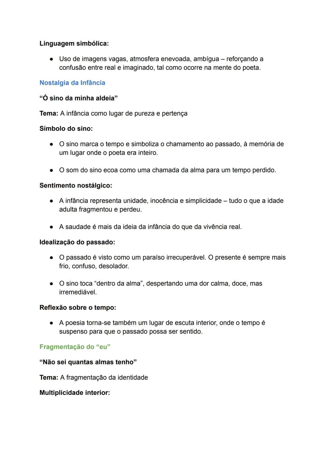 --- OCR Start ---
Fernando Pessoa- Ortónimo
Análise dos Poemas
Fingimento Artístico
"Autopsicografia"
Tema: O fingimento artístico como form