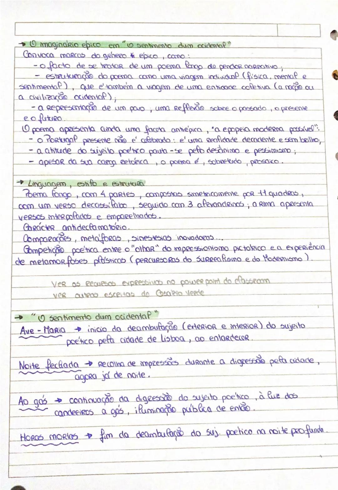 # CESARIO VERDE
•Arepresentação da cidade e dos tipos sociais
→ A adade moderna e' um espaço opressivo e cbento para os Gabitantes, que nã