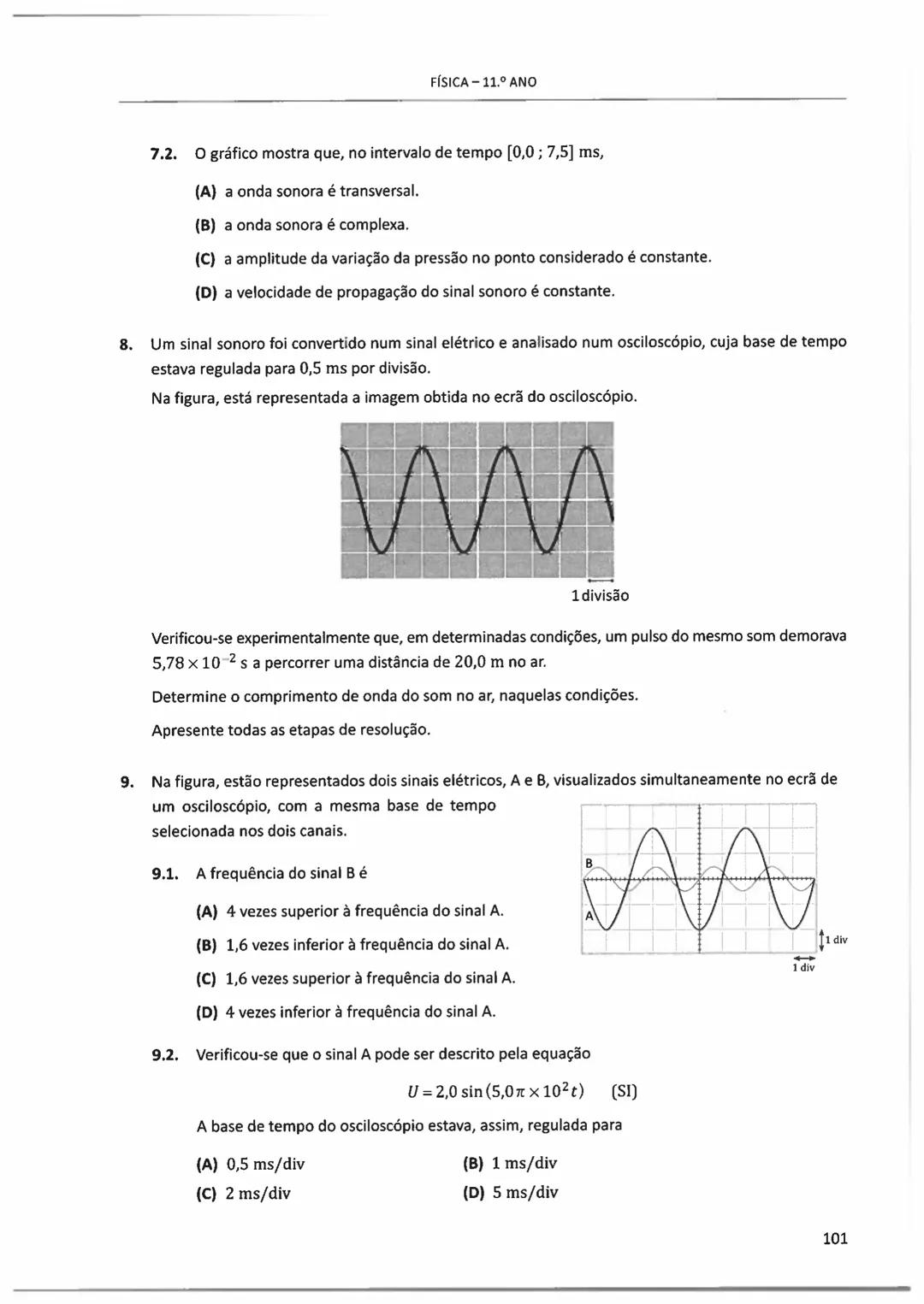 10°/11°
FÍSICA
E QUIMICA A
Questões de Exames Nacionais
e de Testes Intermédios (2009-2018)
com Suporte Teórico e Resoluções
E. SECUNDARI