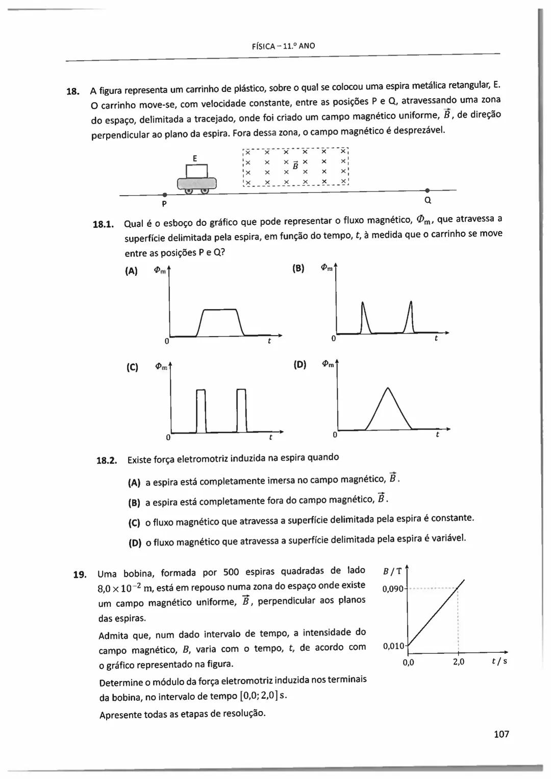 10°/11°
FÍSICA
E QUIMICA A
Questões de Exames Nacionais
e de Testes Intermédios (2009-2018)
com Suporte Teórico e Resoluções
E. SECUNDARI