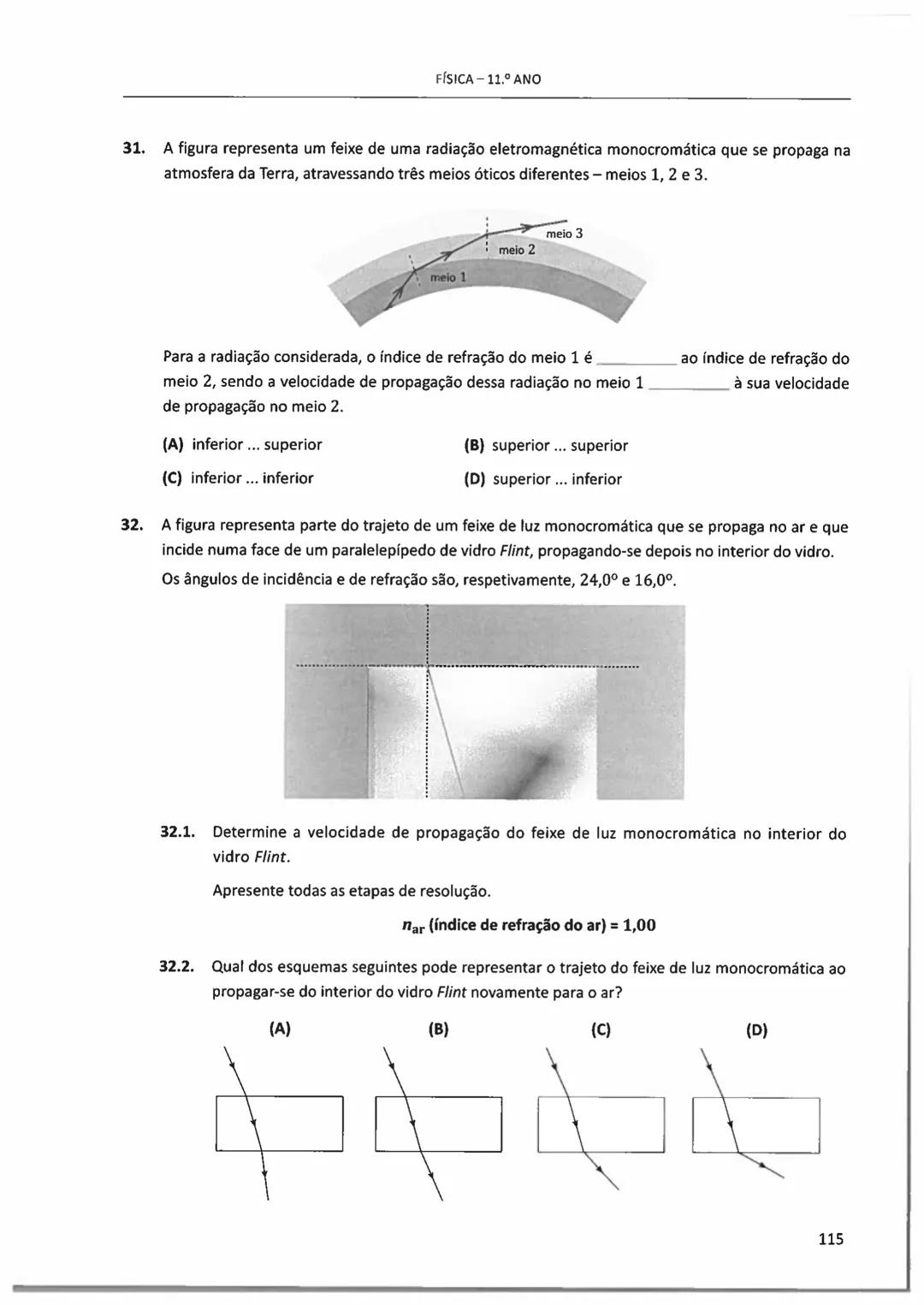 10°/11°
FÍSICA
E QUIMICA A
Questões de Exames Nacionais
e de Testes Intermédios (2009-2018)
com Suporte Teórico e Resoluções
E. SECUNDARI