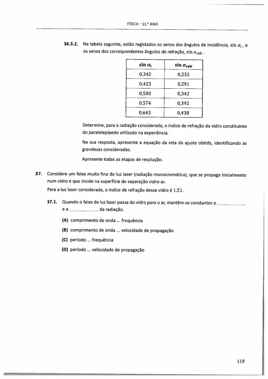 10°/11°
FÍSICA
E QUIMICA A
Questões de Exames Nacionais
e de Testes Intermédios (2009-2018)
com Suporte Teórico e Resoluções
E. SECUNDARI