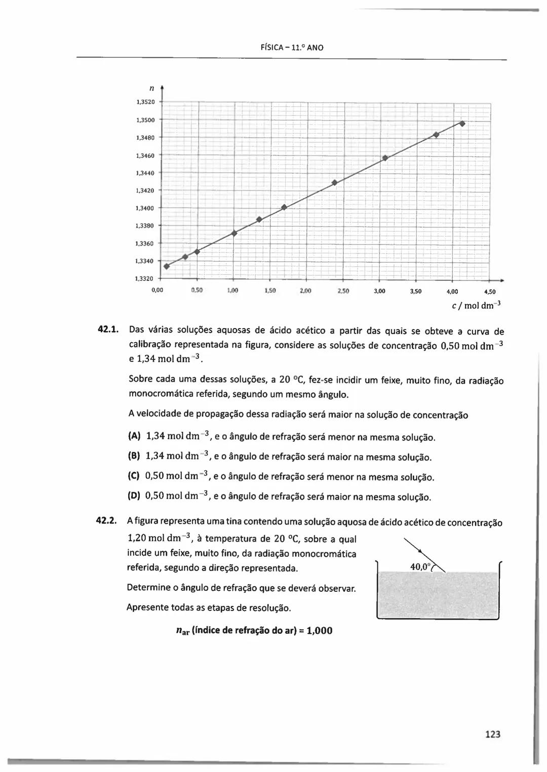 10°/11°
FÍSICA
E QUIMICA A
Questões de Exames Nacionais
e de Testes Intermédios (2009-2018)
com Suporte Teórico e Resoluções
E. SECUNDARI