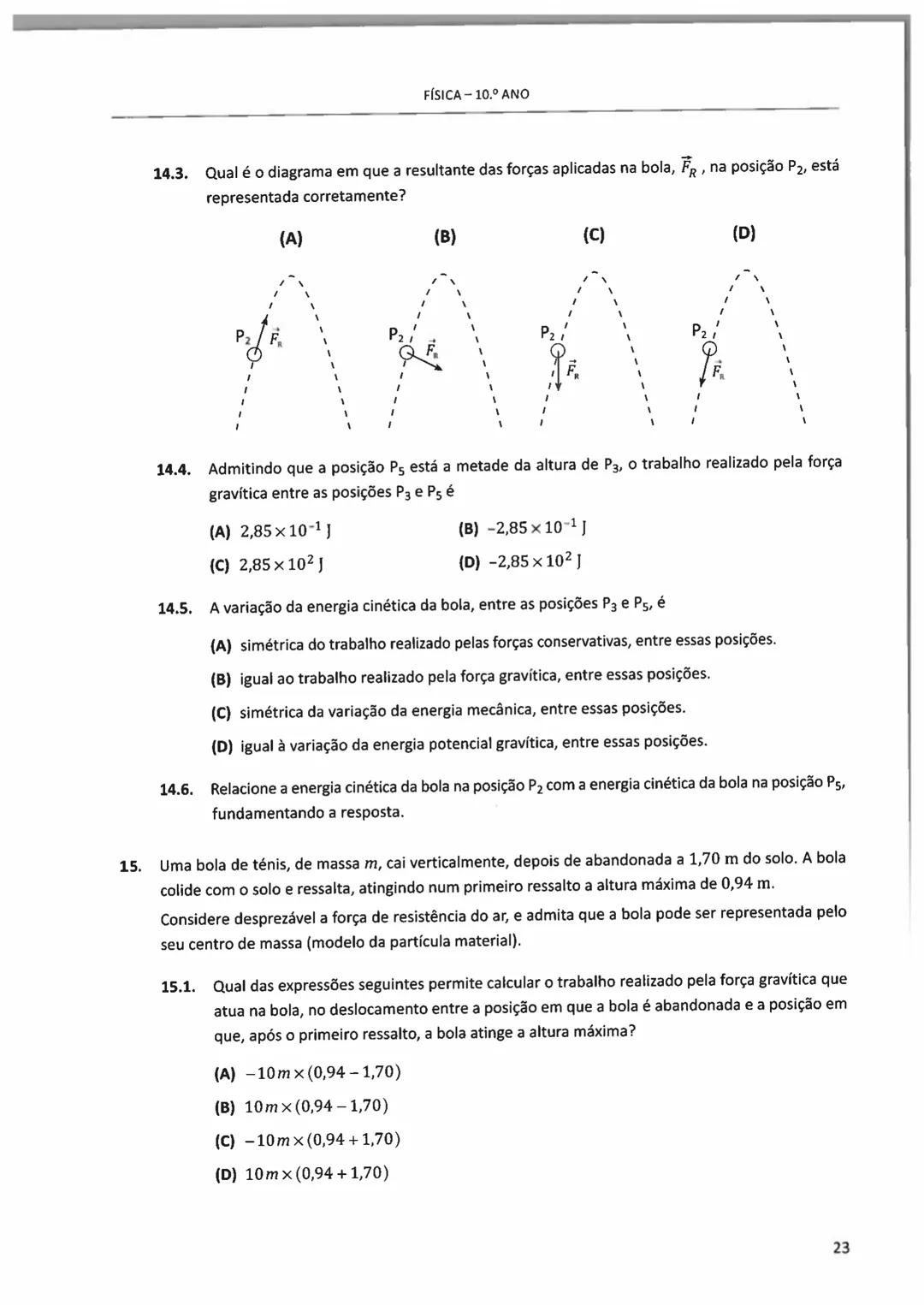 10°/11°
FÍSICA
E QUIMICA A
Questões de Exames Nacionais
e de Testes Intermédios (2009-2018)
com Suporte Teórico e Resoluções
E. SECUNDARI