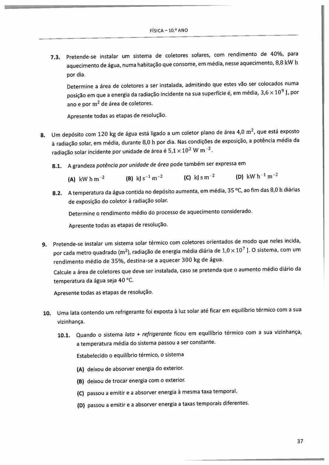 10°/11°
FÍSICA
E QUIMICA A
Questões de Exames Nacionais
e de Testes Intermédios (2009-2018)
com Suporte Teórico e Resoluções
E. SECUNDARI