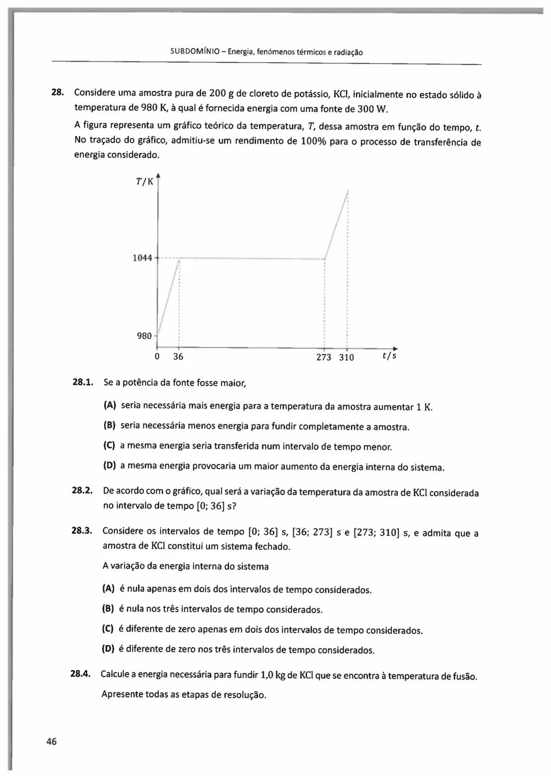 10°/11°
FÍSICA
E QUIMICA A
Questões de Exames Nacionais
e de Testes Intermédios (2009-2018)
com Suporte Teórico e Resoluções
E. SECUNDARI